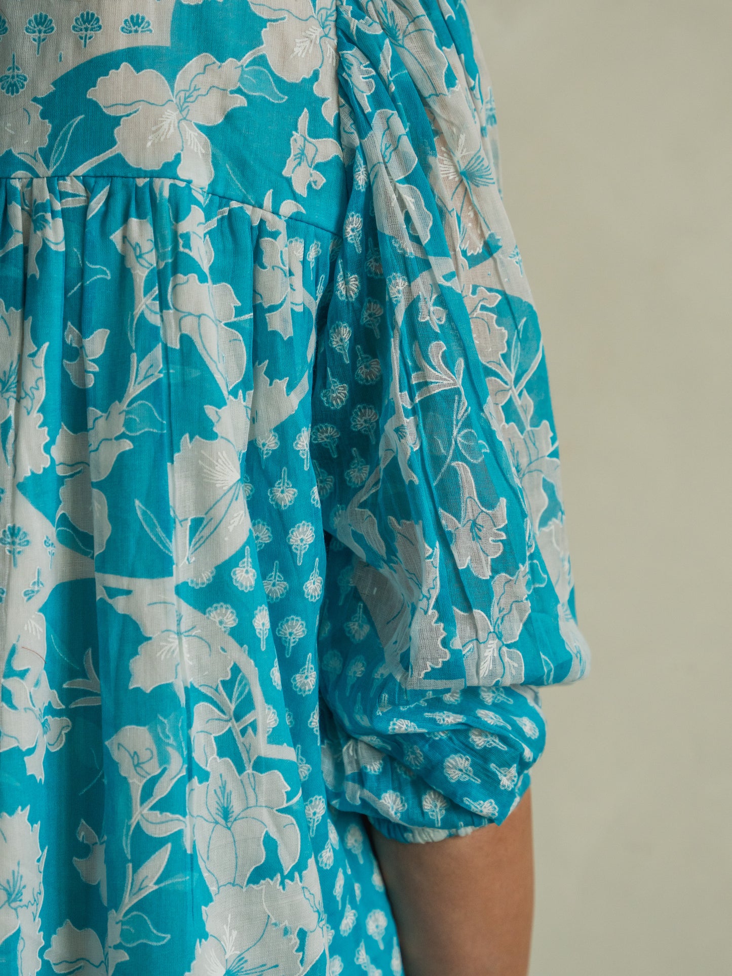 'ADVENTURE' DRESS IN TURQUOISE