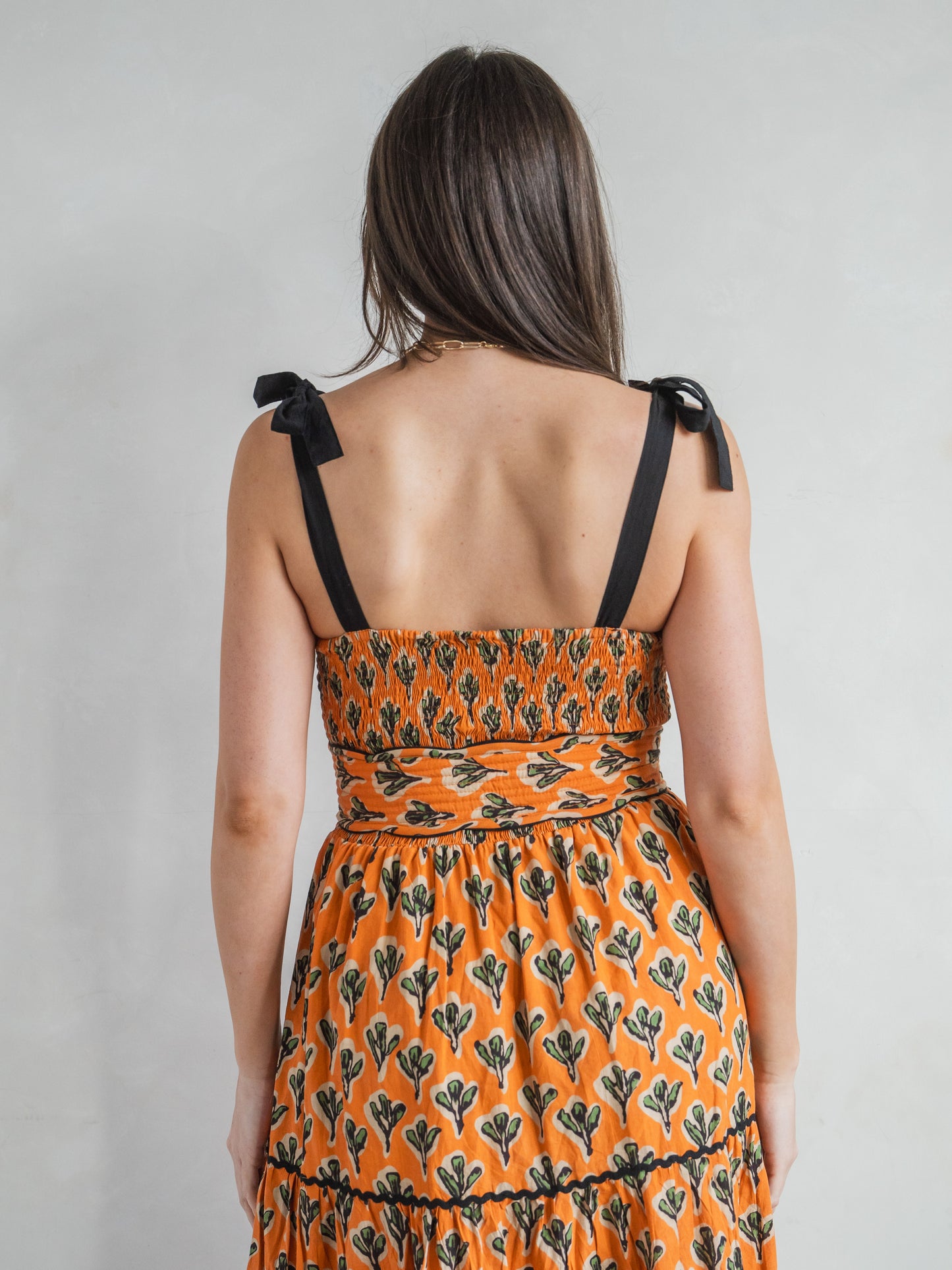'AMORE' DRESS IN CACTUS ORANGE