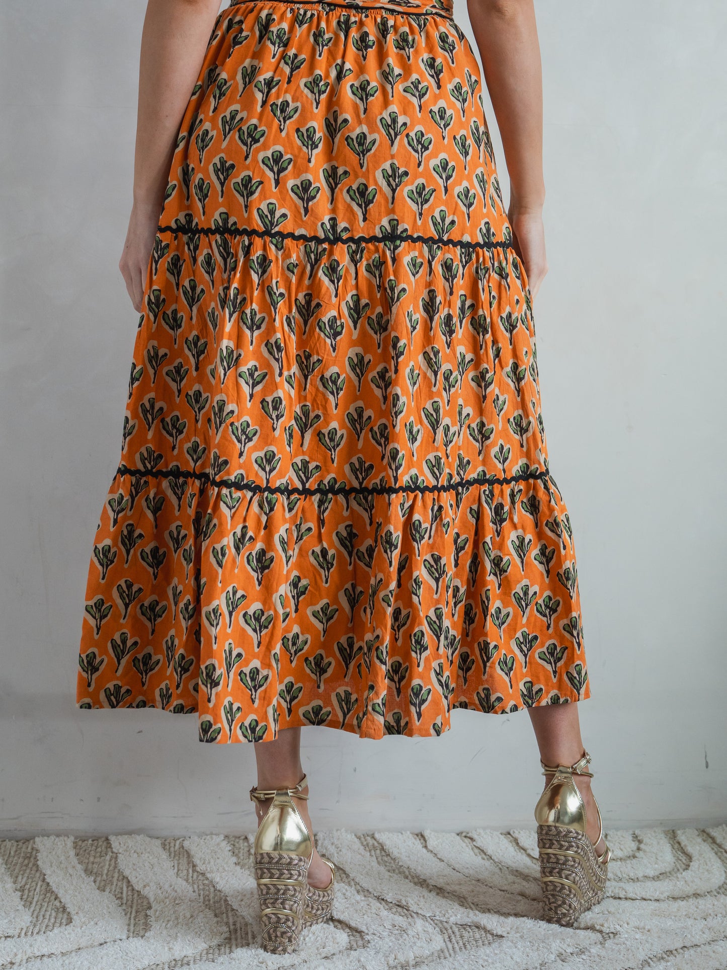 'AMORE' DRESS IN CACTUS ORANGE