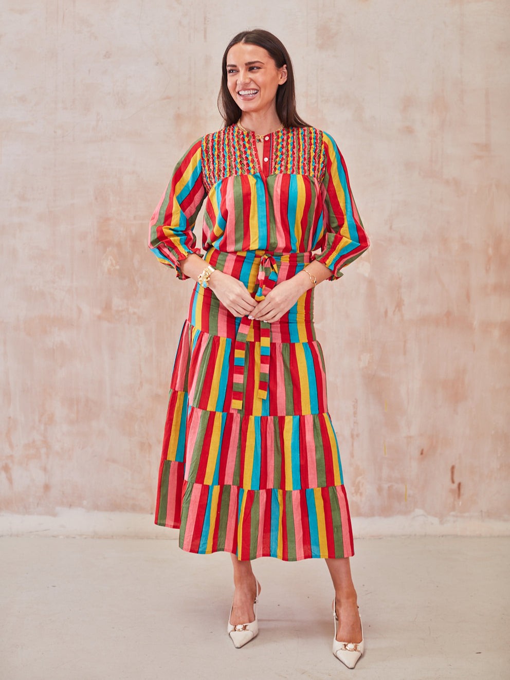'BEACH TO BAR' BLOUSE IN CARNIVALE