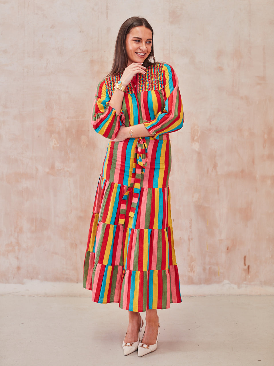 'BEACH TO BAR' BLOUSE IN CARNIVALE