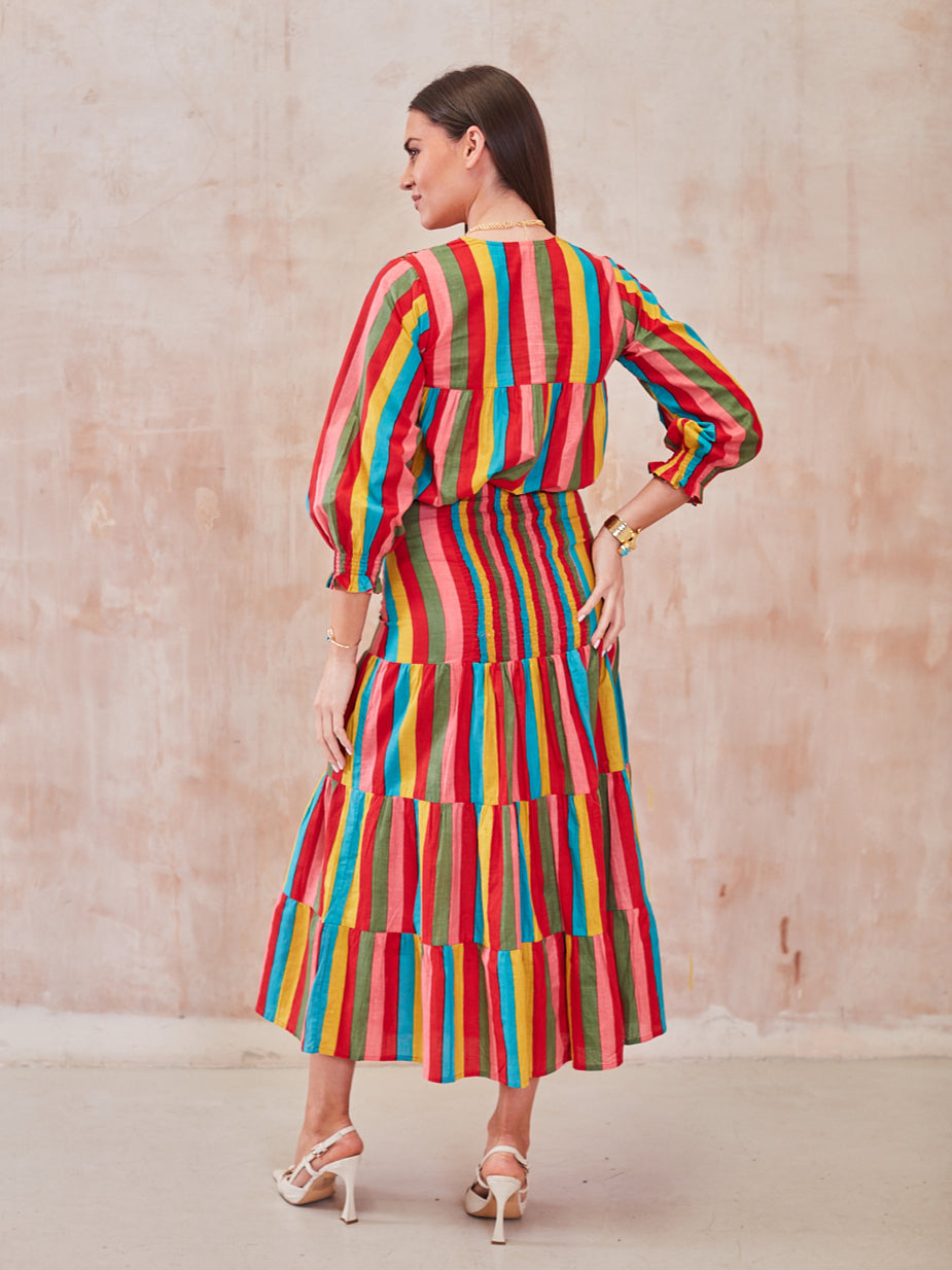 'BEACH TO BAR' BLOUSE IN CARNIVALE
