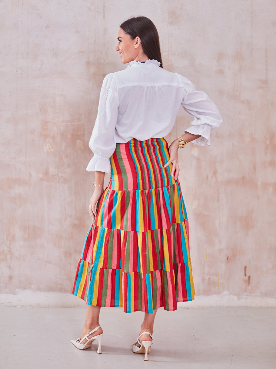 'BEACH TO BAR' SKIRT IN CARNIVALE
