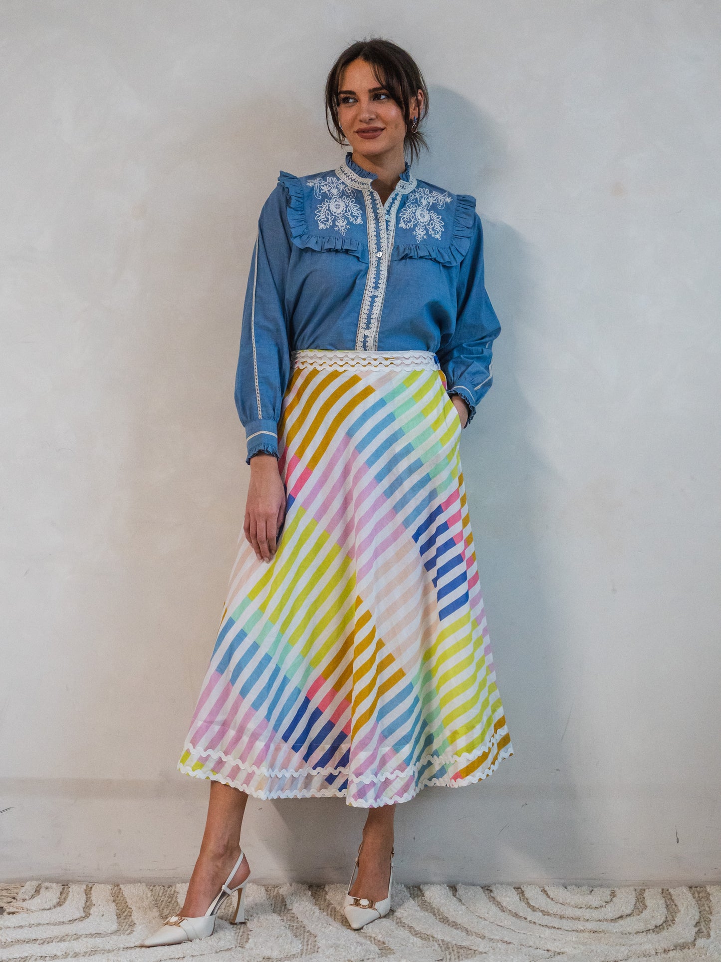 'DAKOTA' BLOUSE IN HOUSE OF BLUES