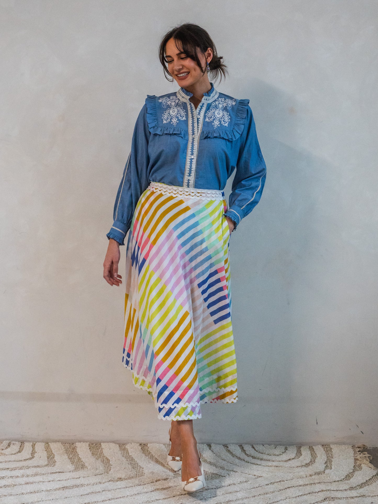 'DAKOTA' BLOUSE IN HOUSE OF BLUES
