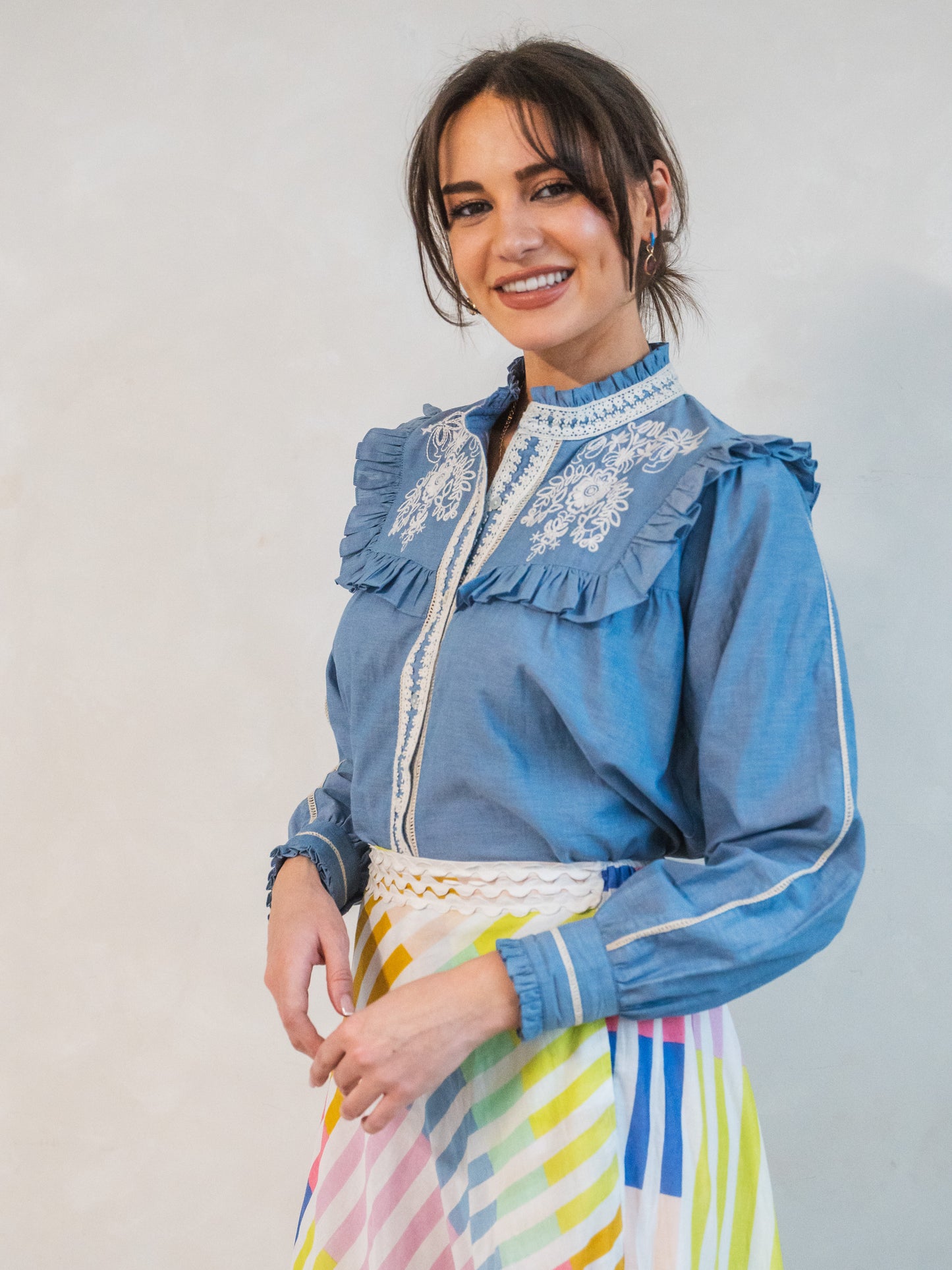 'DAKOTA' BLOUSE IN HOUSE OF BLUES