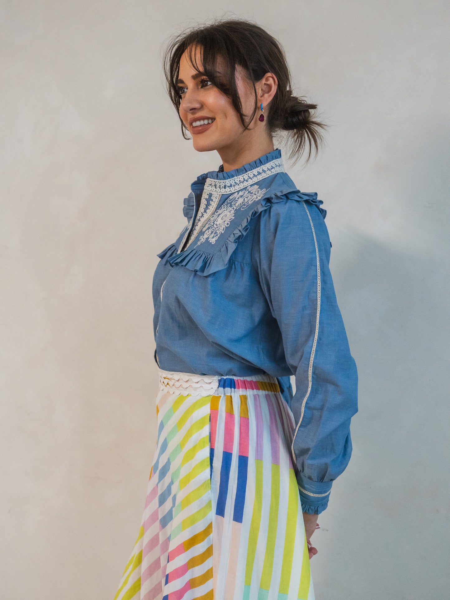 'DAKOTA' BLOUSE IN HOUSE OF BLUES