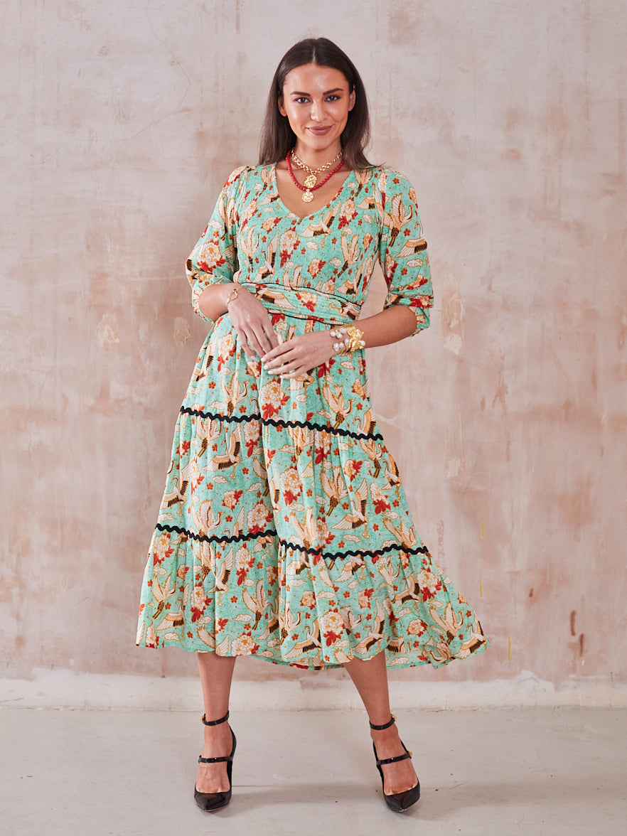 'GRACE' DRESS IN GOLDEN EAGLE