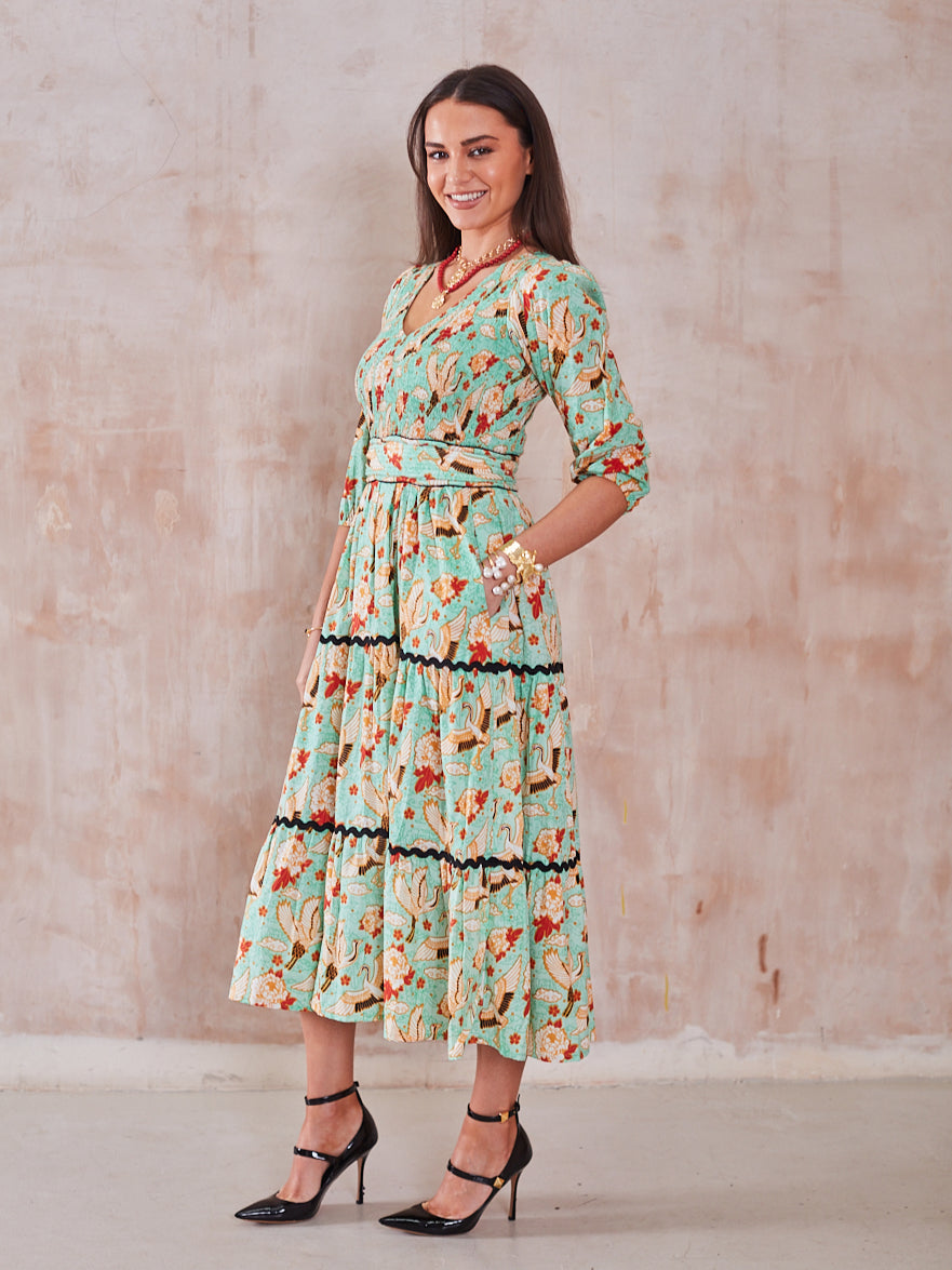 'GRACE' DRESS IN GOLDEN EAGLE