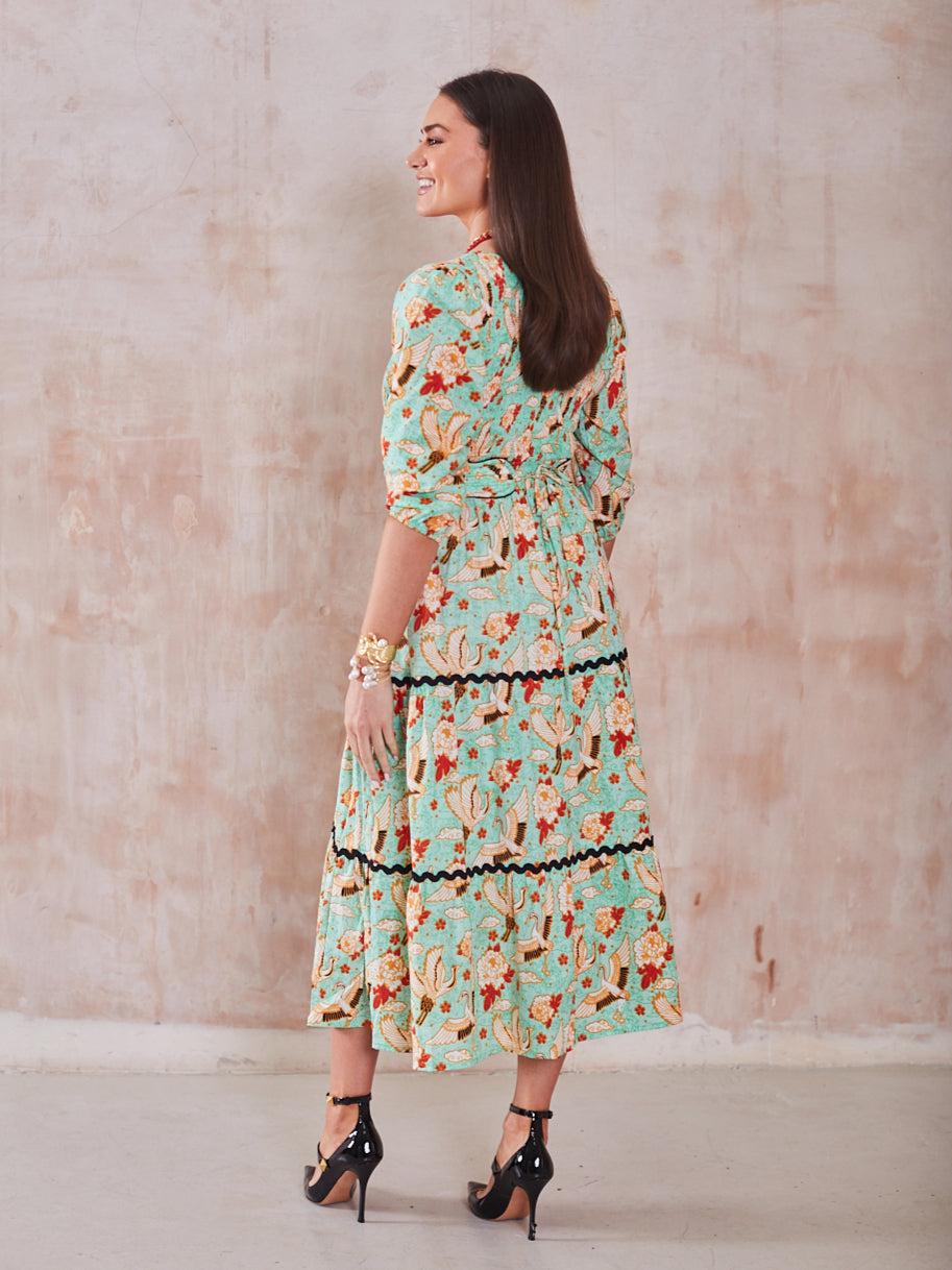'GRACE' DRESS IN GOLDEN EAGLE