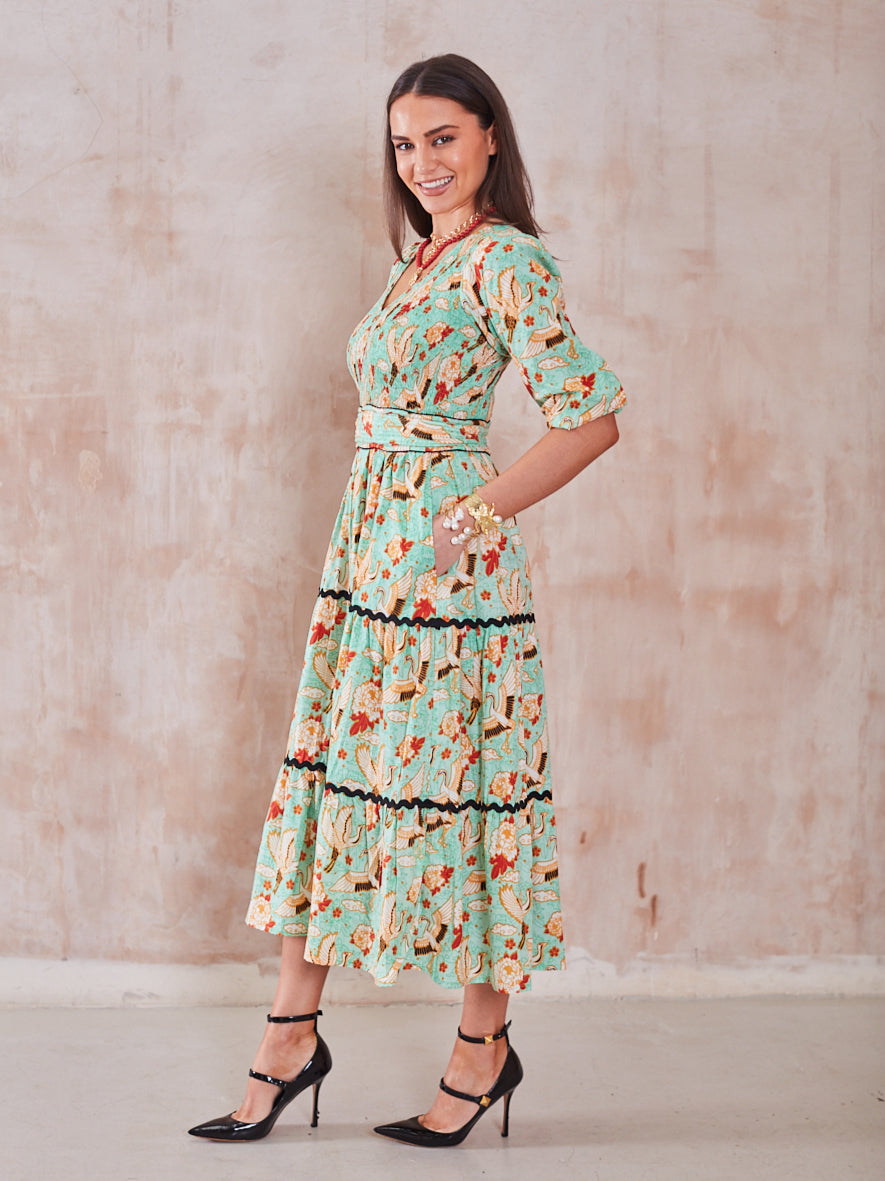'GRACE' DRESS IN GOLDEN EAGLE