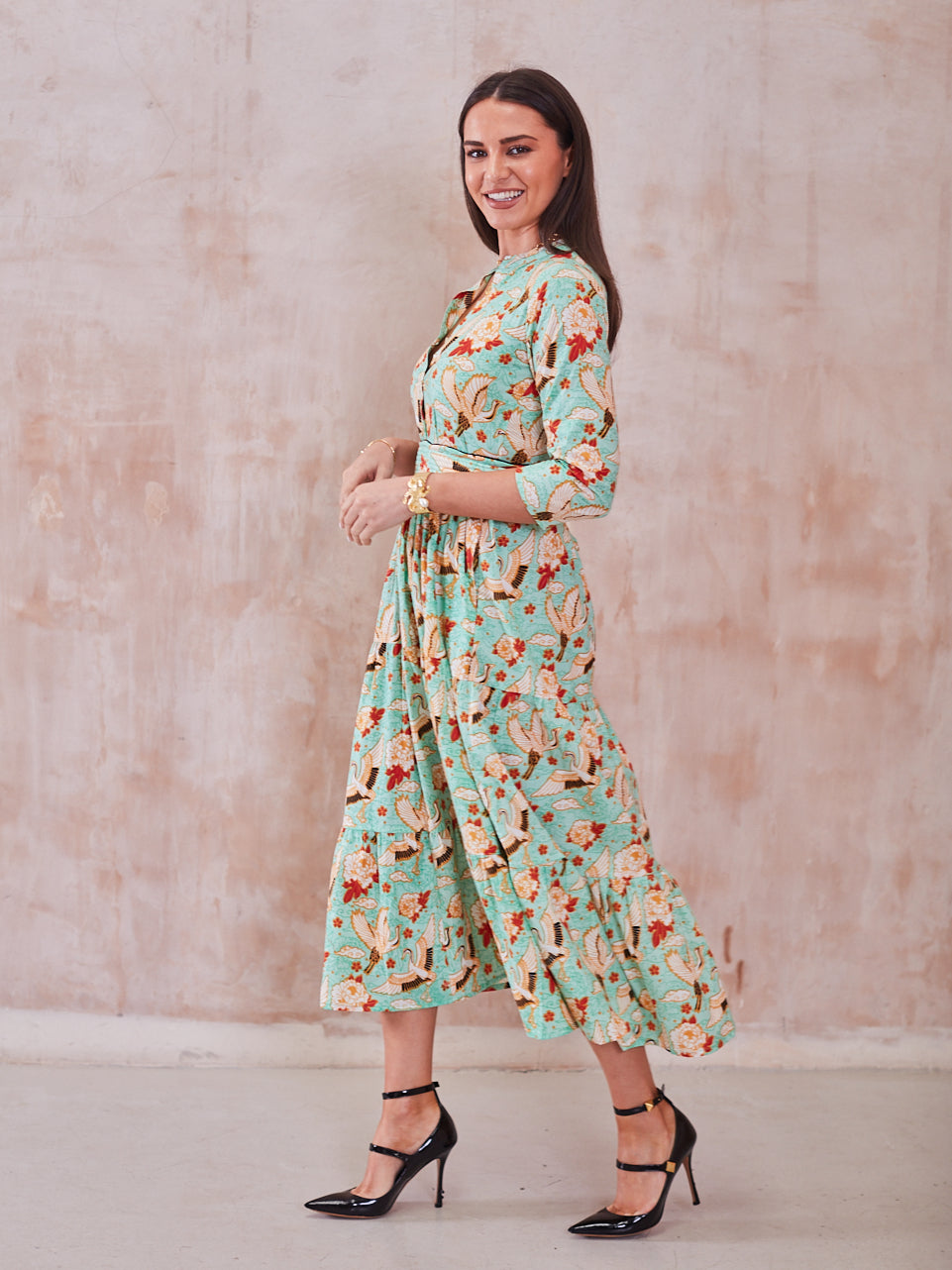 'HOPE' DRESS IN GOLDEN EAGLE