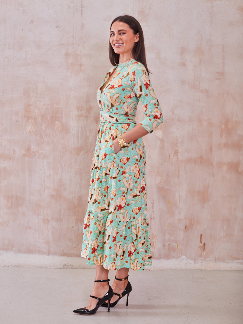 'HOPE' DRESS IN GOLDEN EAGLE