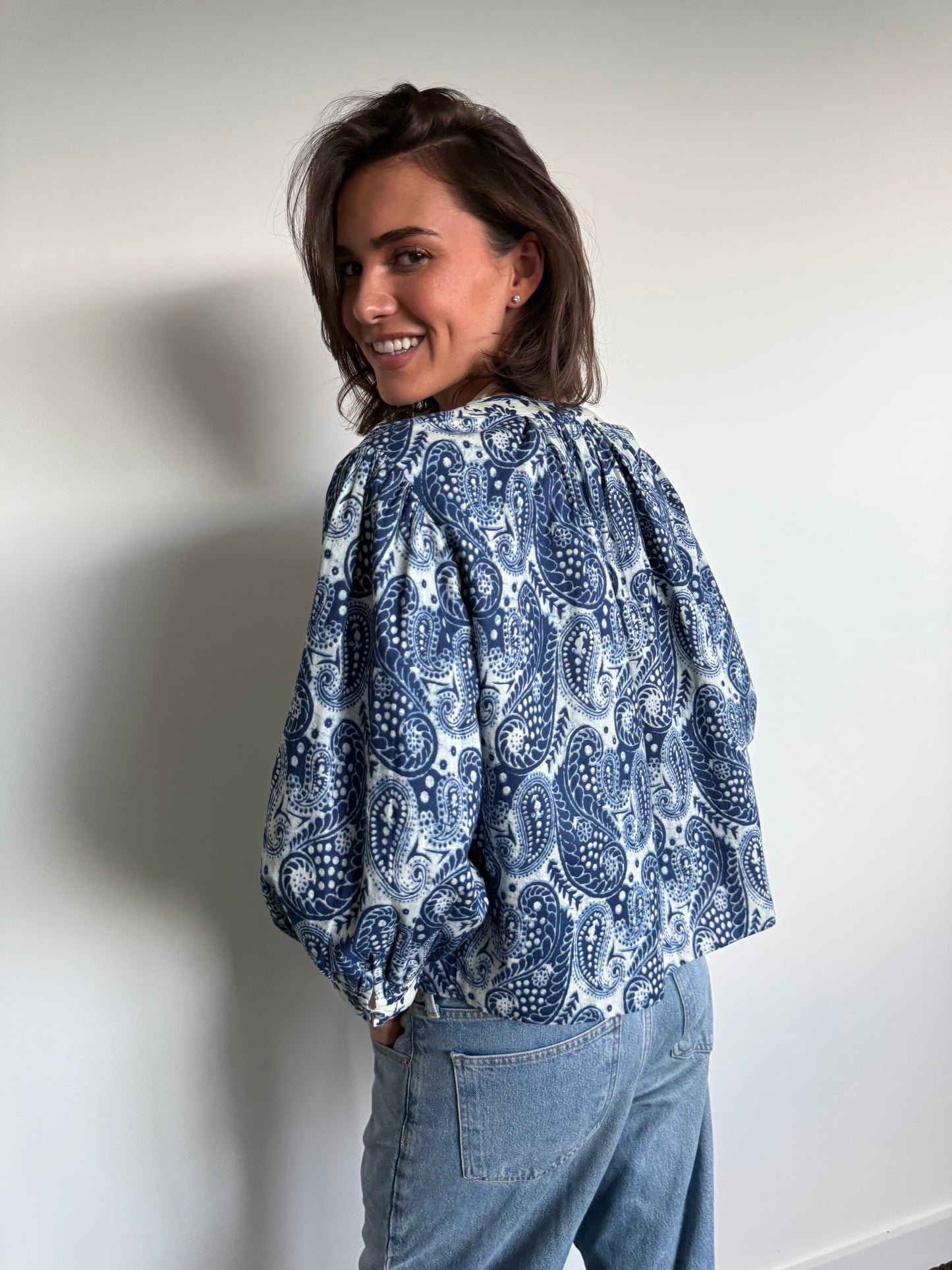 'MUSE' REVERSIBLE JACKET, INDIGO