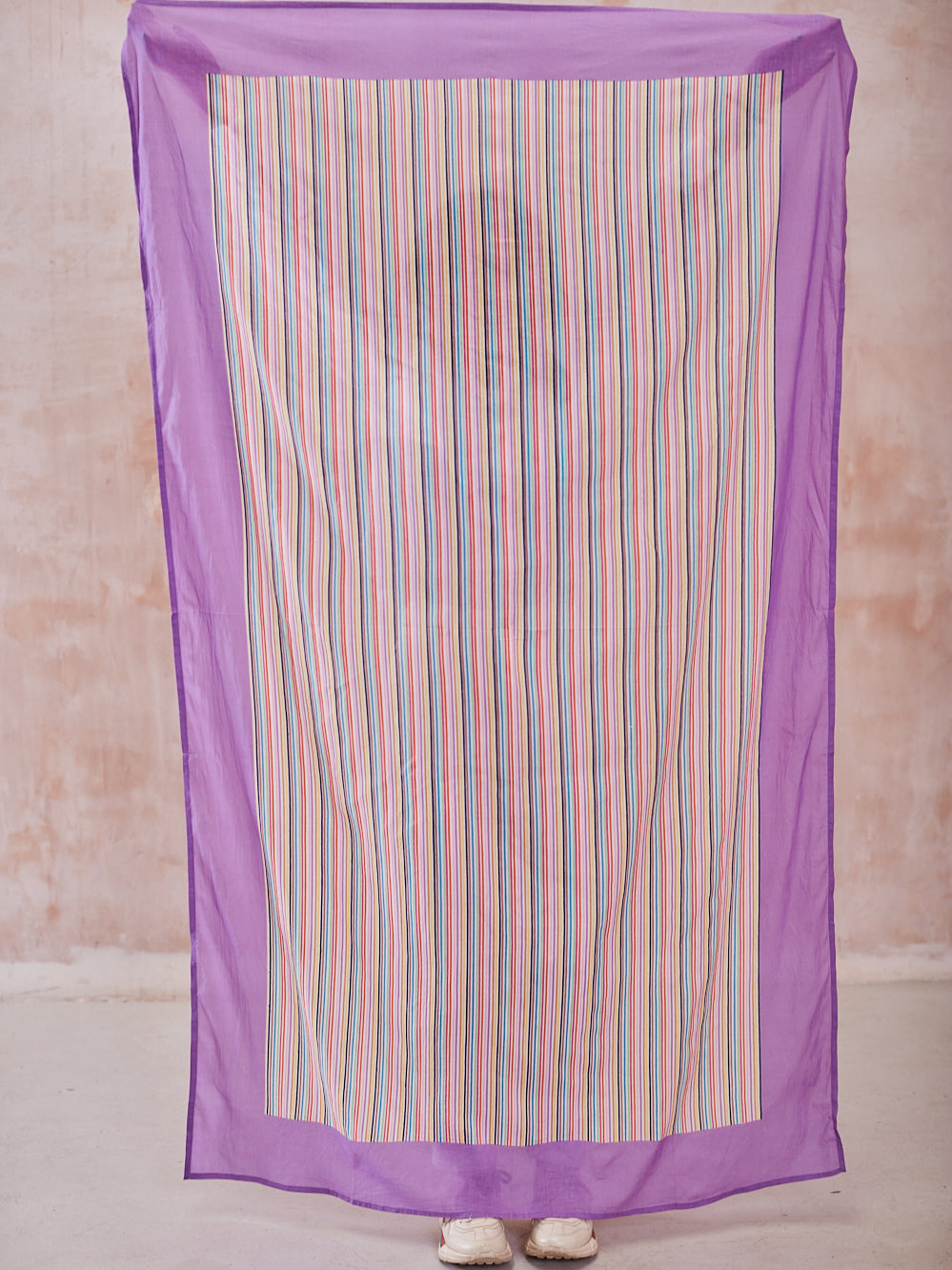 PAREO IN LILAC MULTI STRIPE