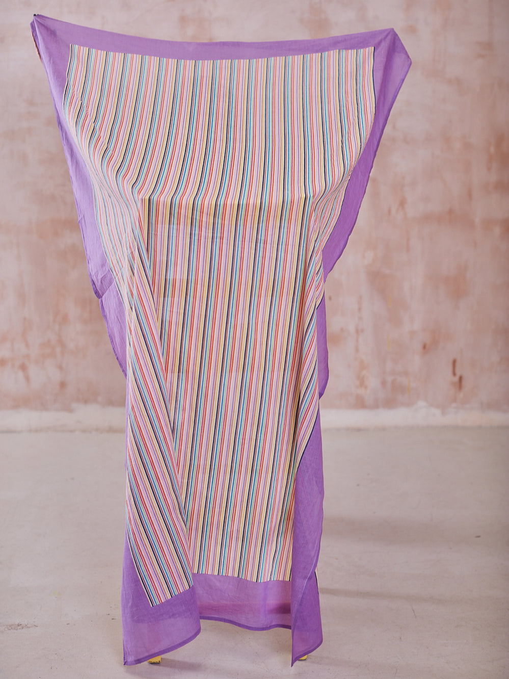 PAREO IN LILAC MULTI STRIPE