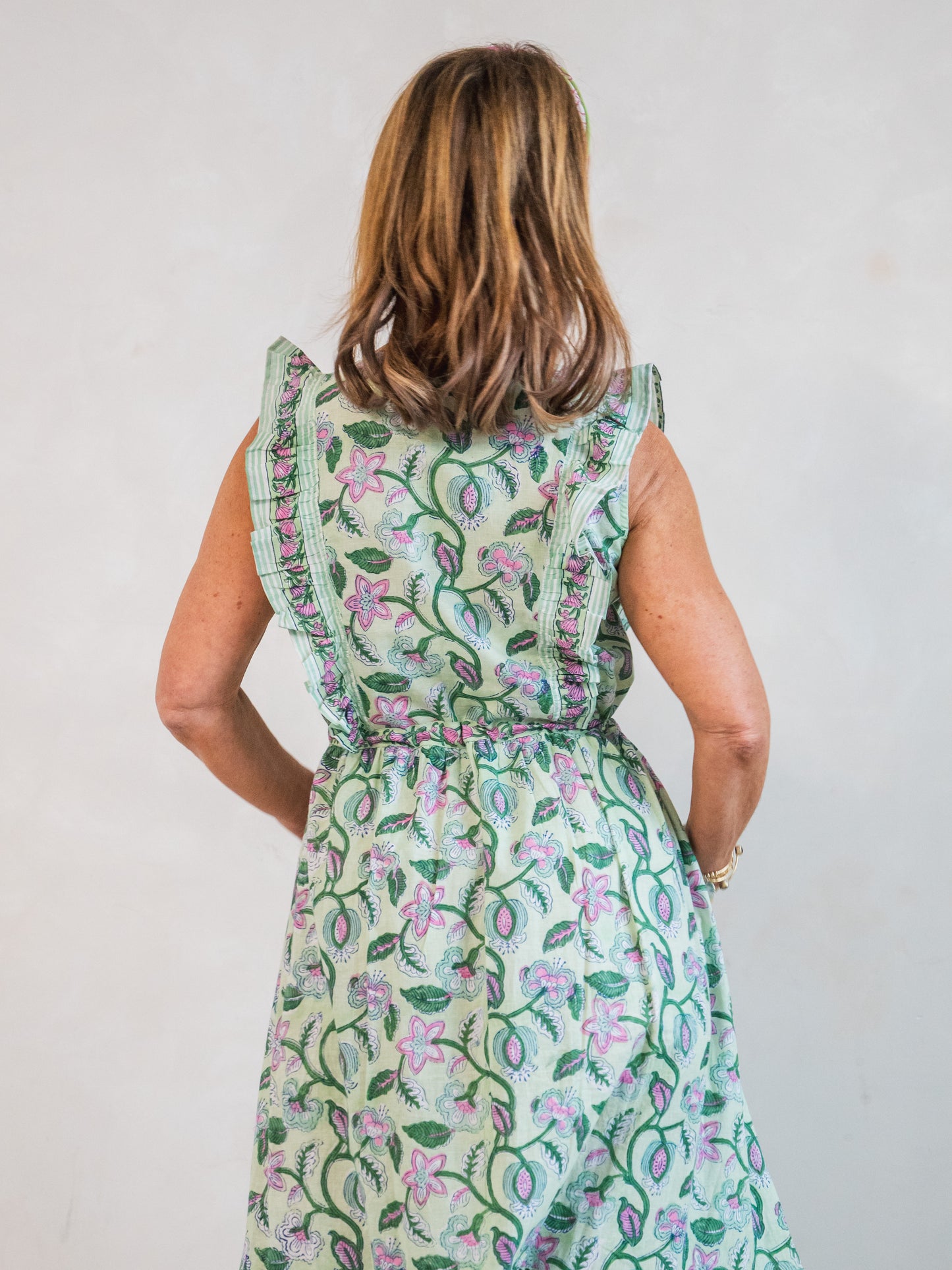 'PARI' DRESS IN MINT JULEP
