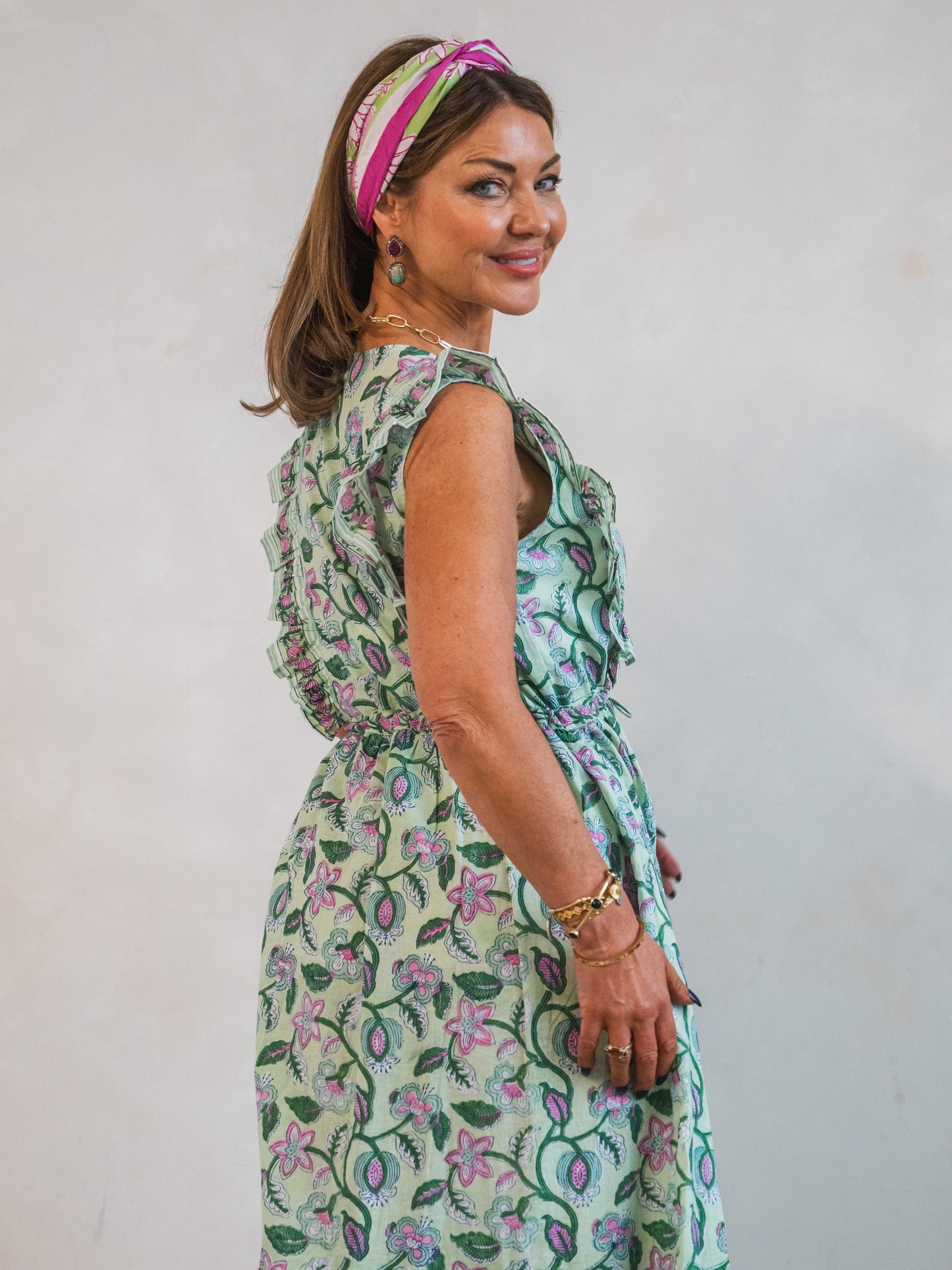 'PARI' DRESS IN MINT JULEP