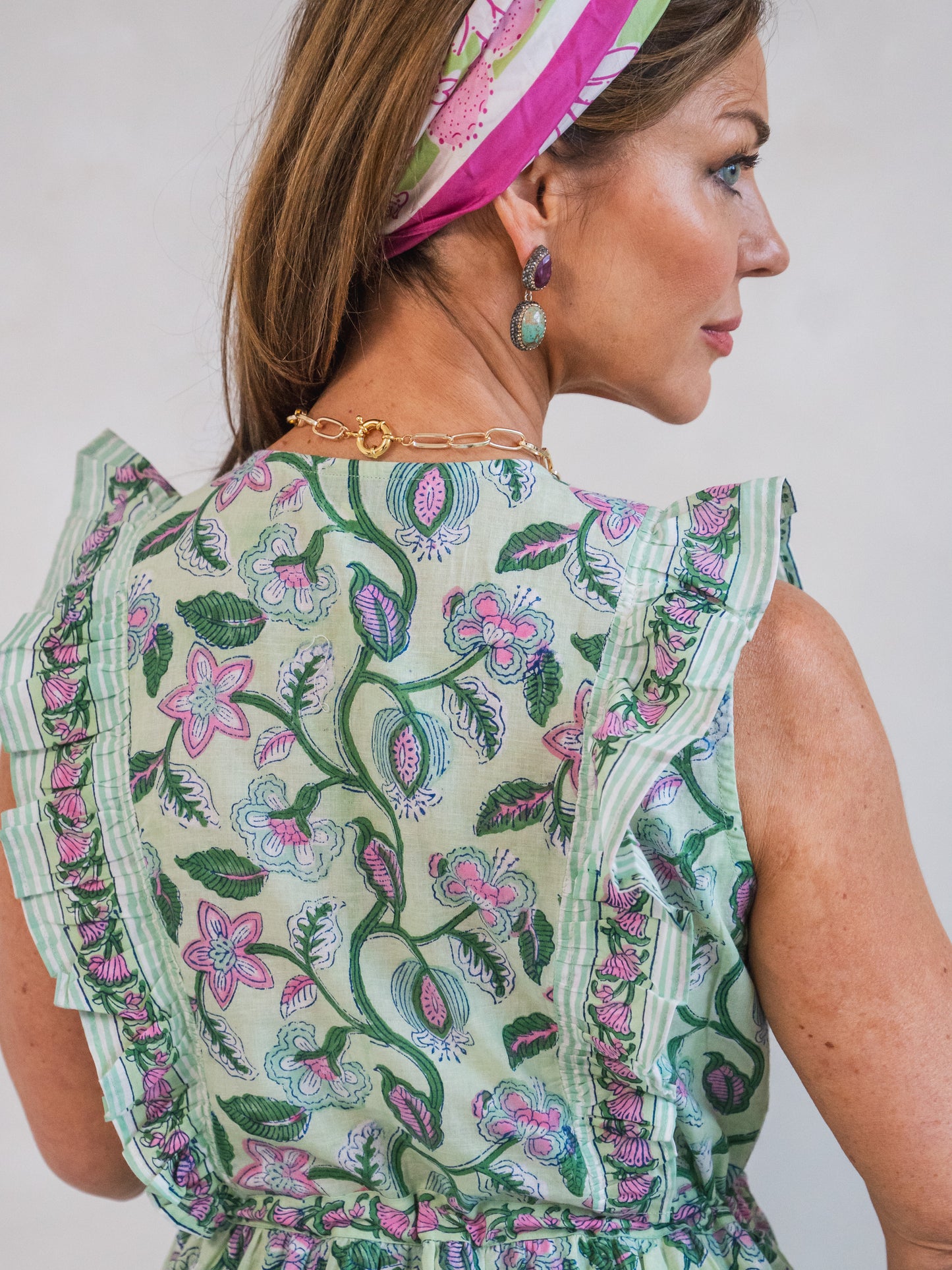 'PARI' DRESS IN MINT JULEP