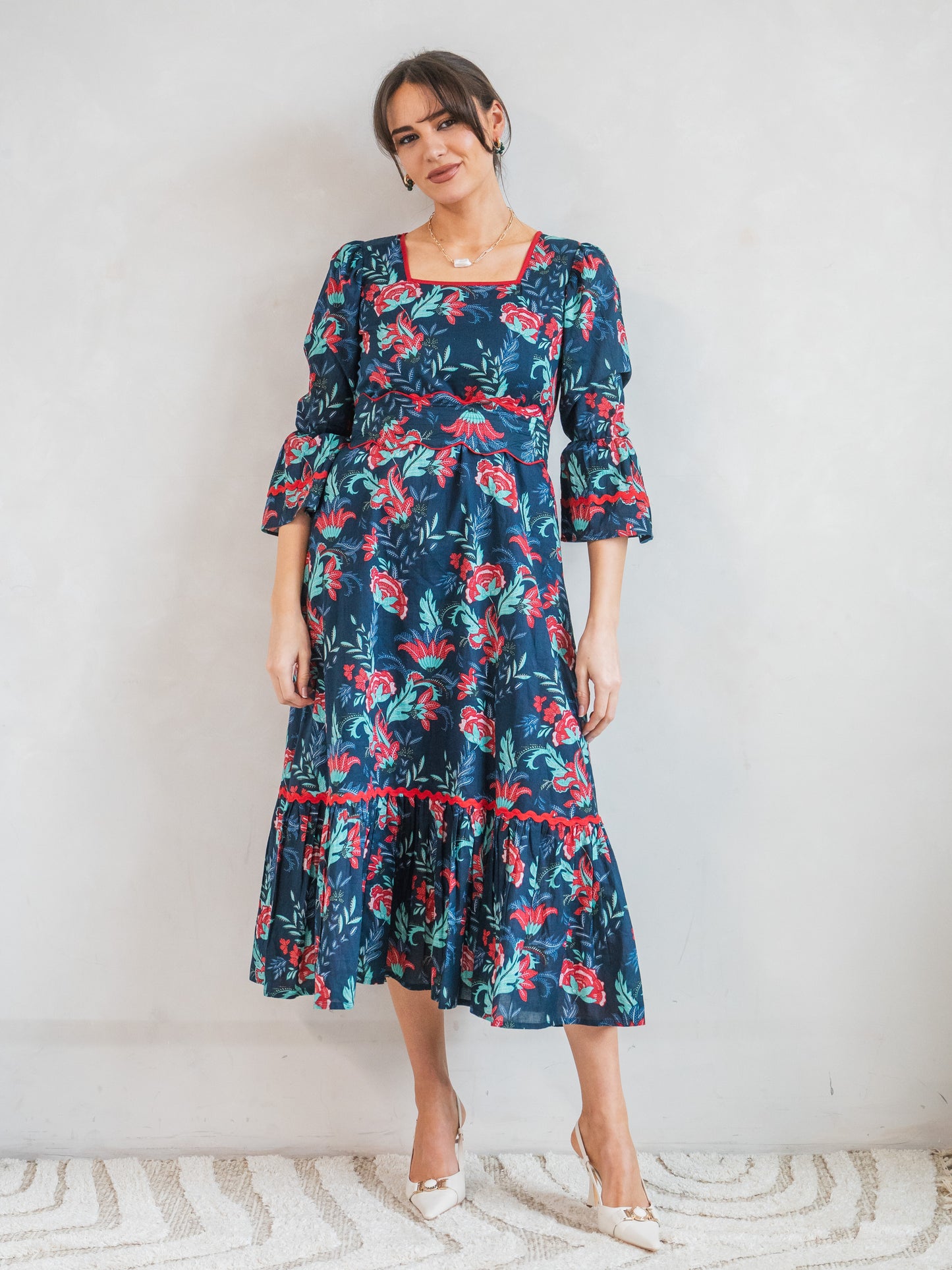 'PORTRAIT' DRESS IN SOLSTICE SKY