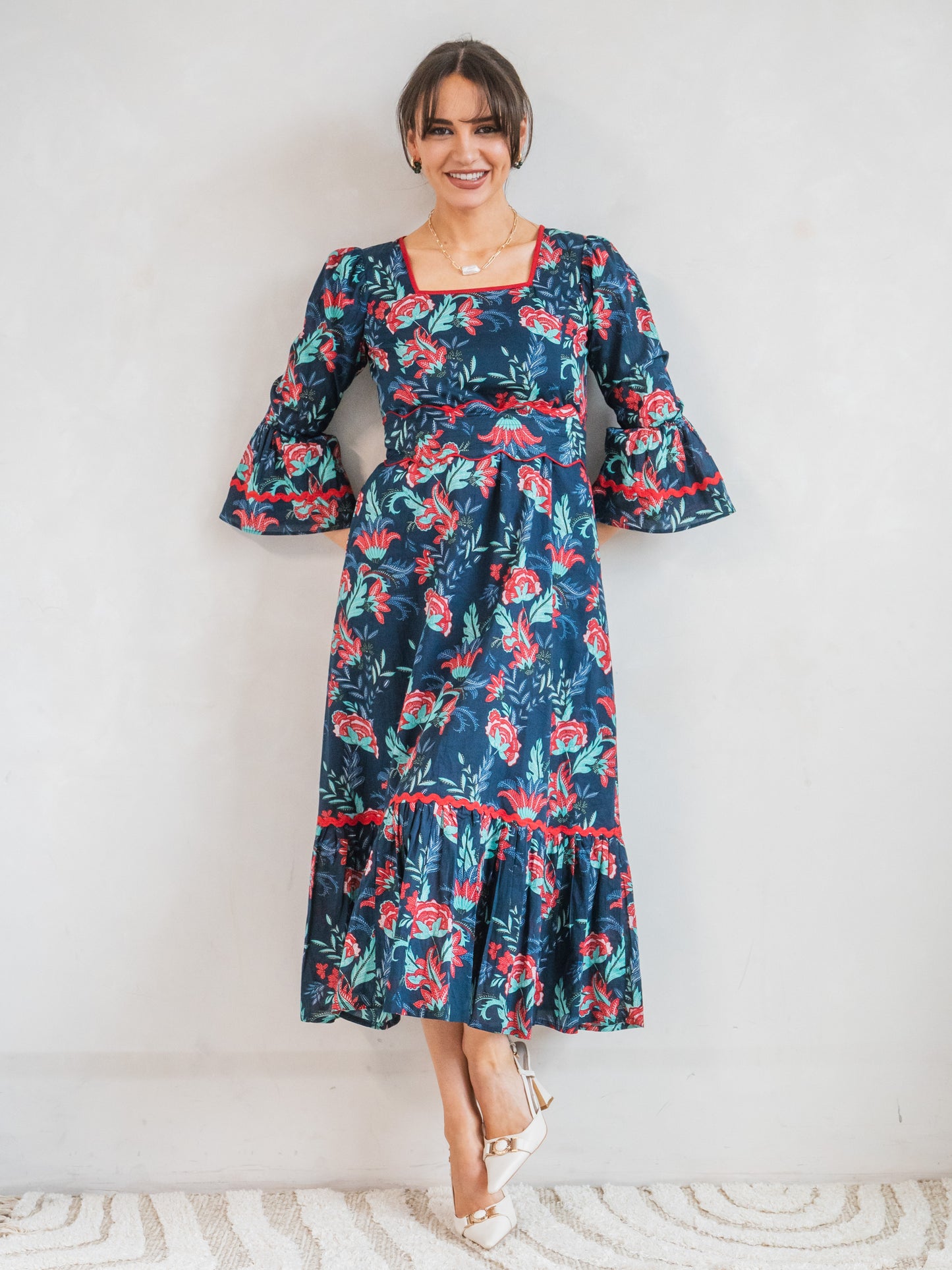 'PORTRAIT' DRESS IN SOLSTICE SKY