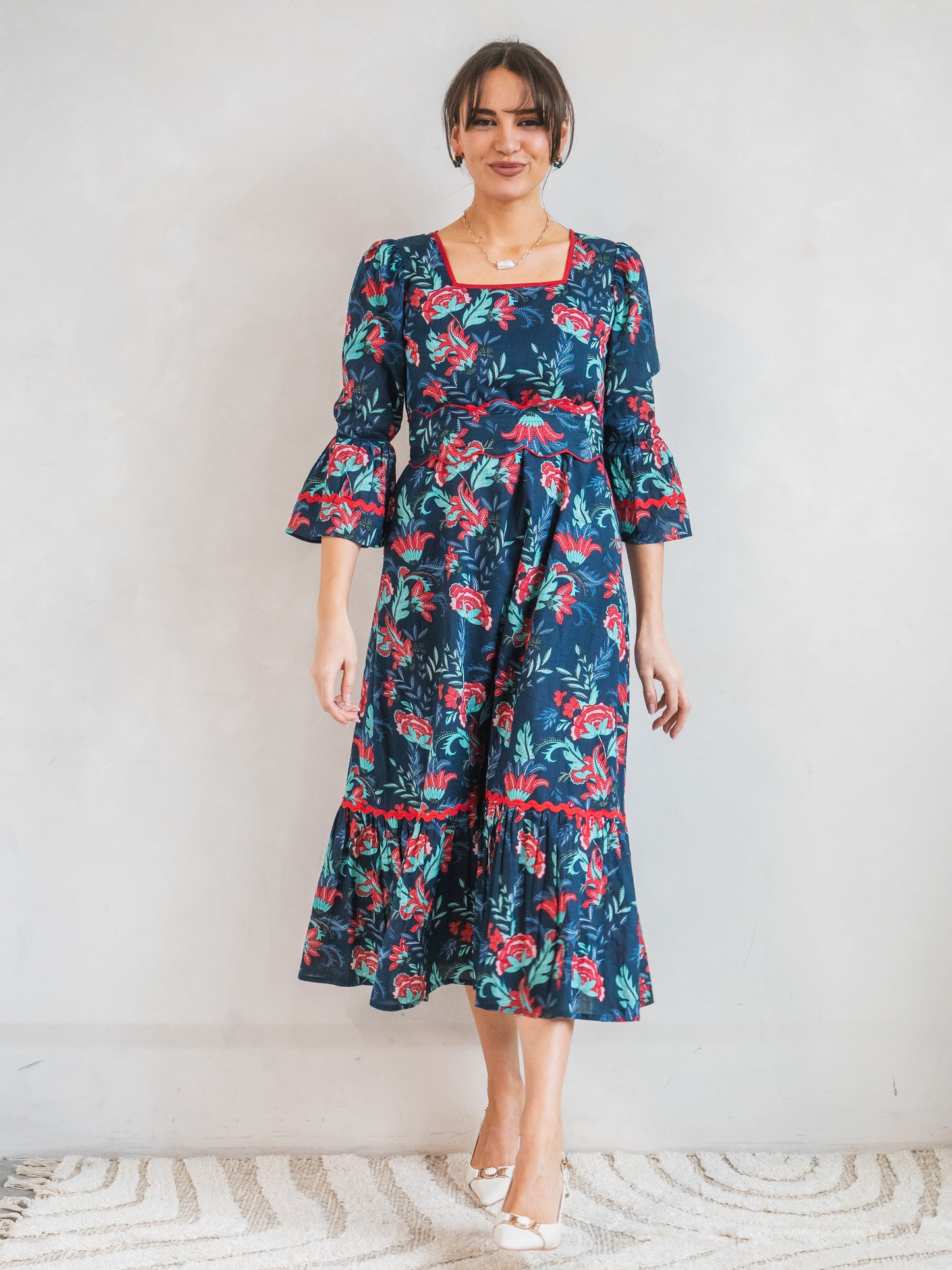 'PORTRAIT' DRESS IN SOLSTICE SKY