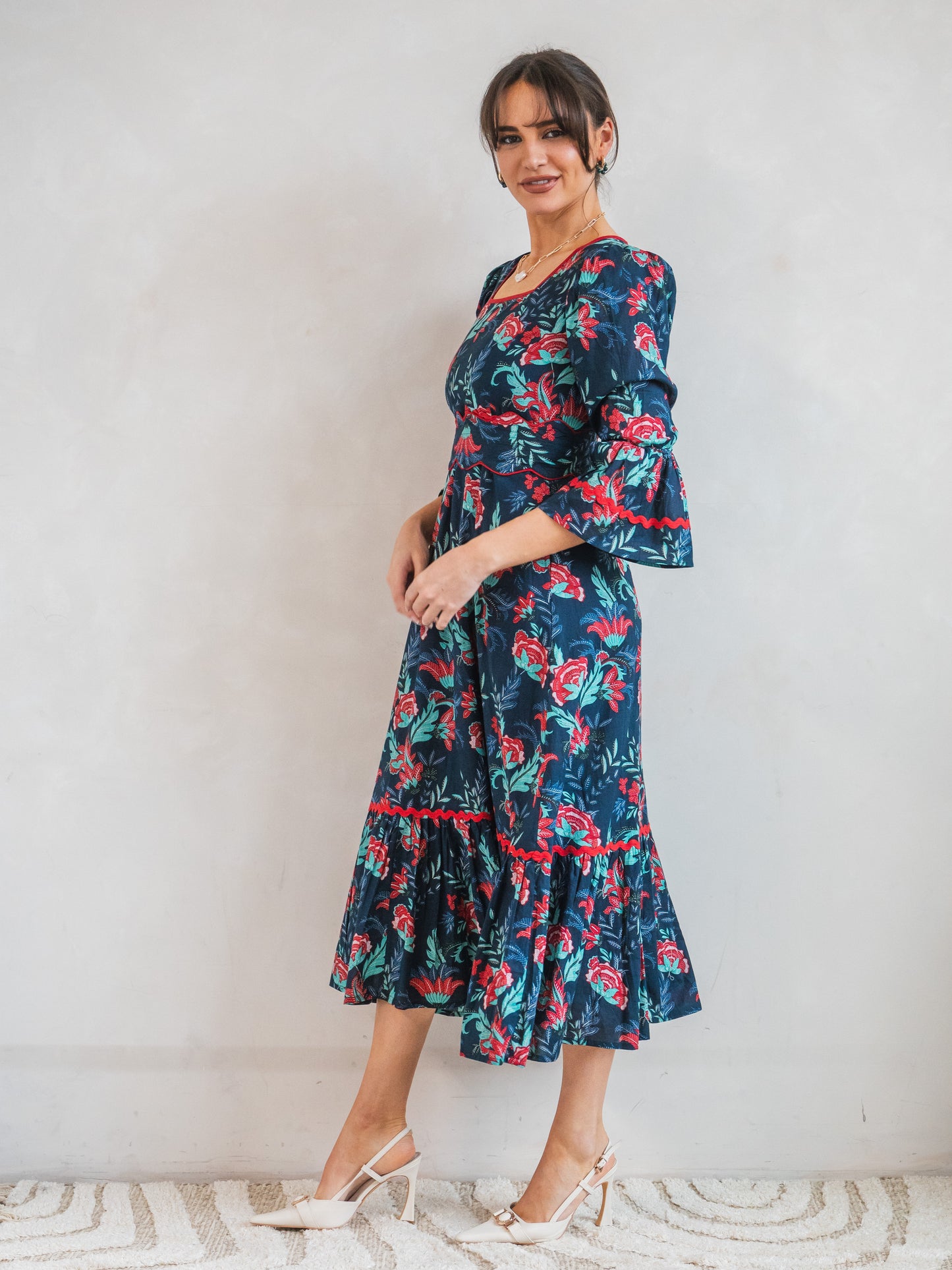 'PORTRAIT' DRESS IN SOLSTICE SKY
