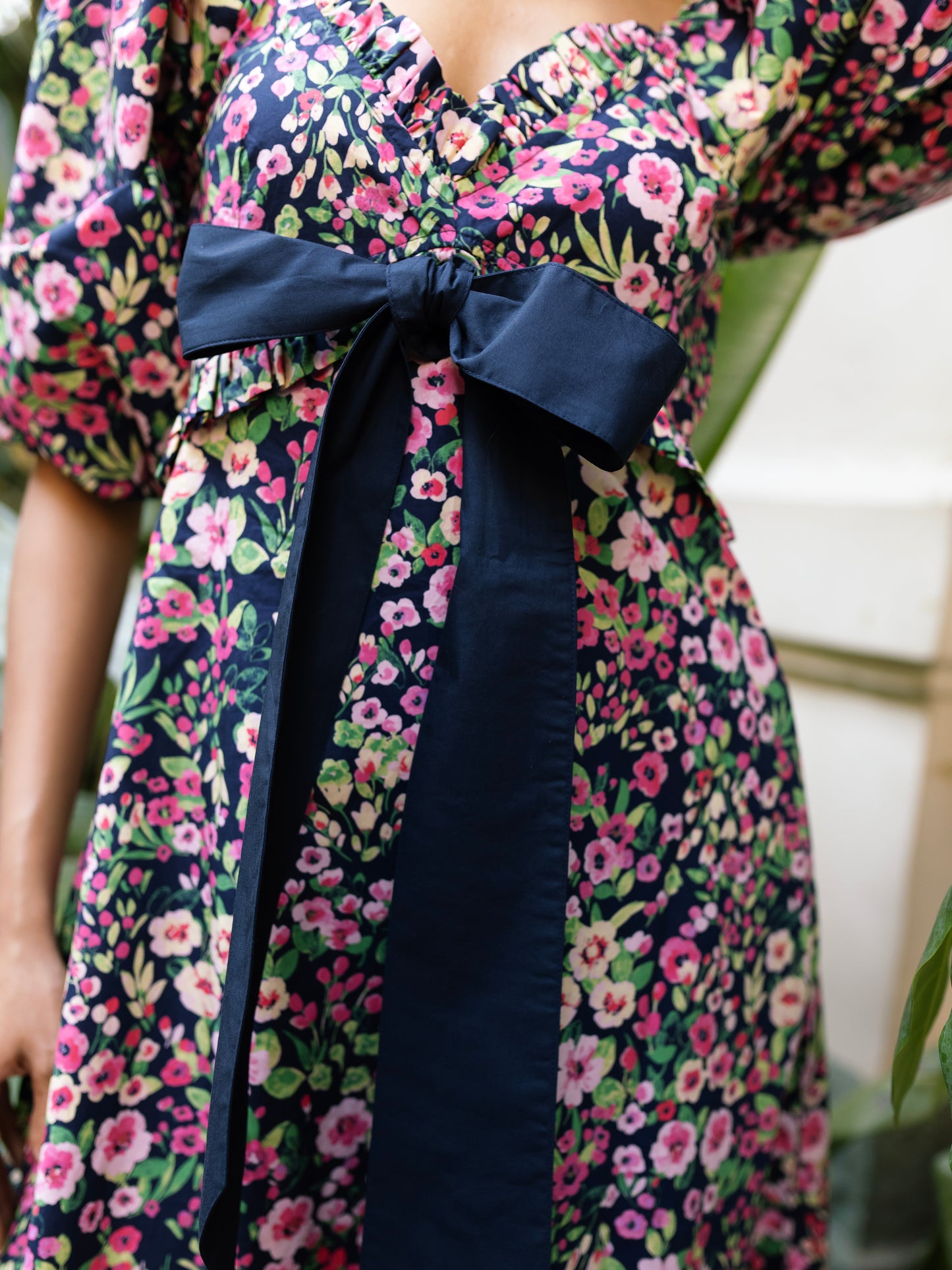 'UNIVERSE' DRESS IN MIDNIGHT MEADOW