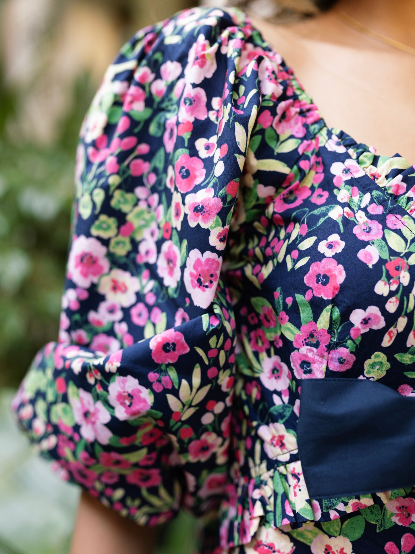 'UNIVERSE' DRESS IN MIDNIGHT MEADOW