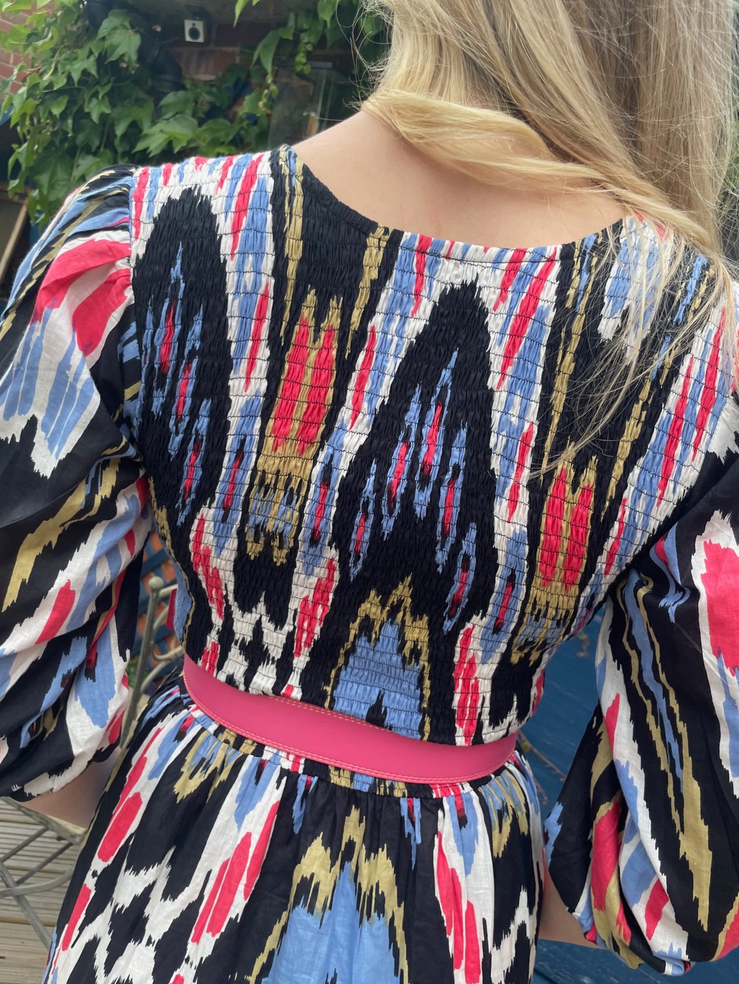 'GRACE' MIDNIGHT IKAT (MIDI)