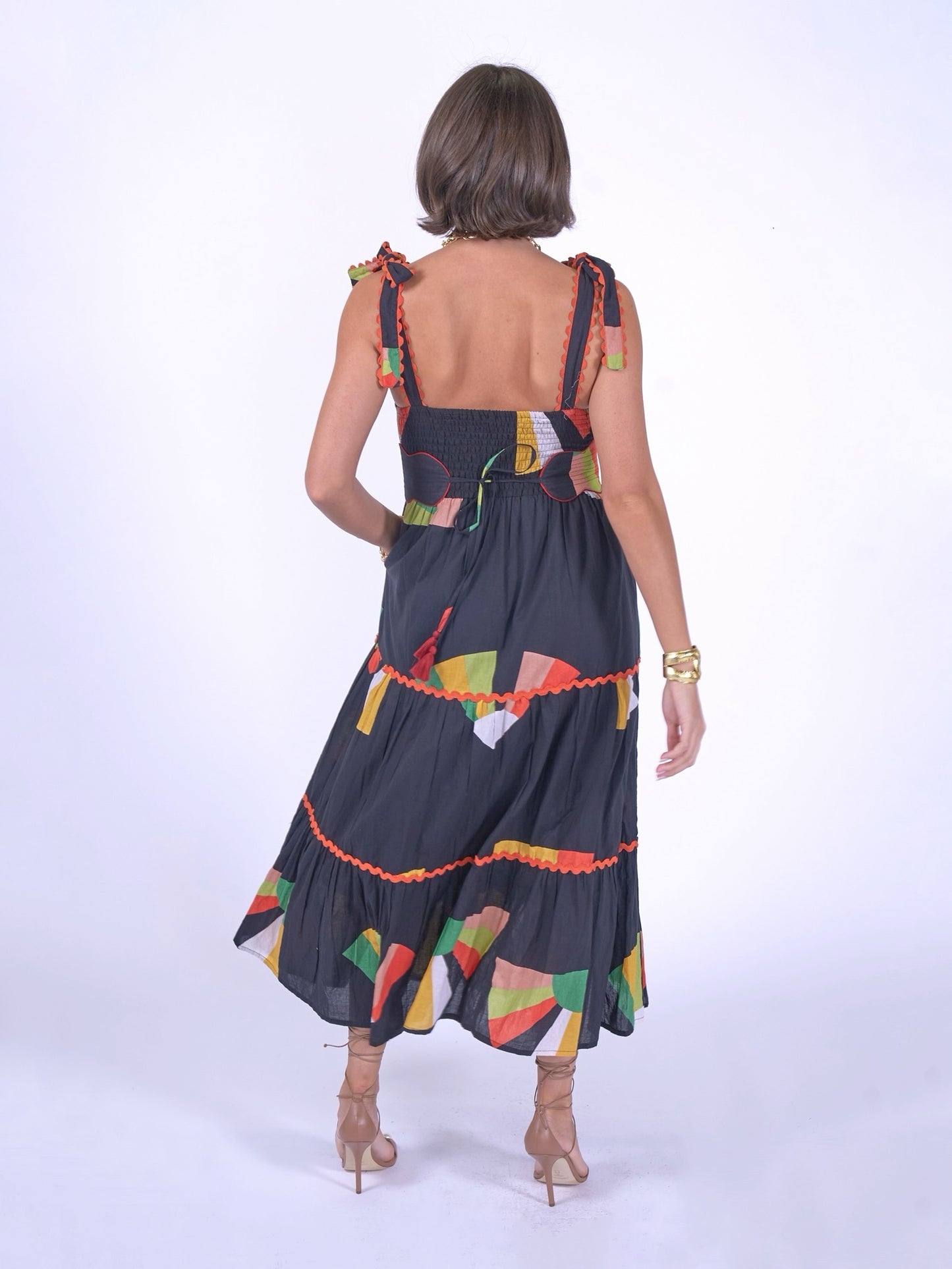 'AMORE' DRESS IN JAPANESE FAN