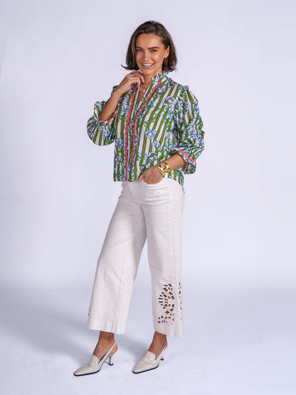 'BEO' BLOUSE IN APPLE BLOSSOM