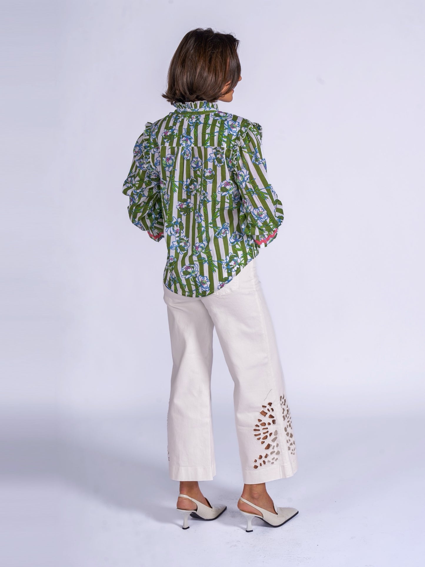 'BEO' BLOUSE IN APPLE BLOSSOM