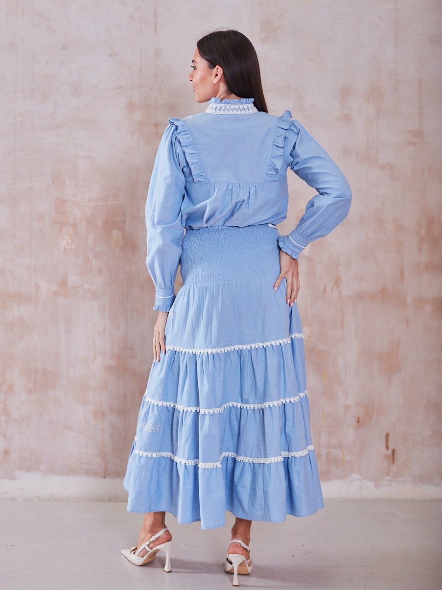 'DAKOTA' BLOUSE IN HOUSE OF BLUES