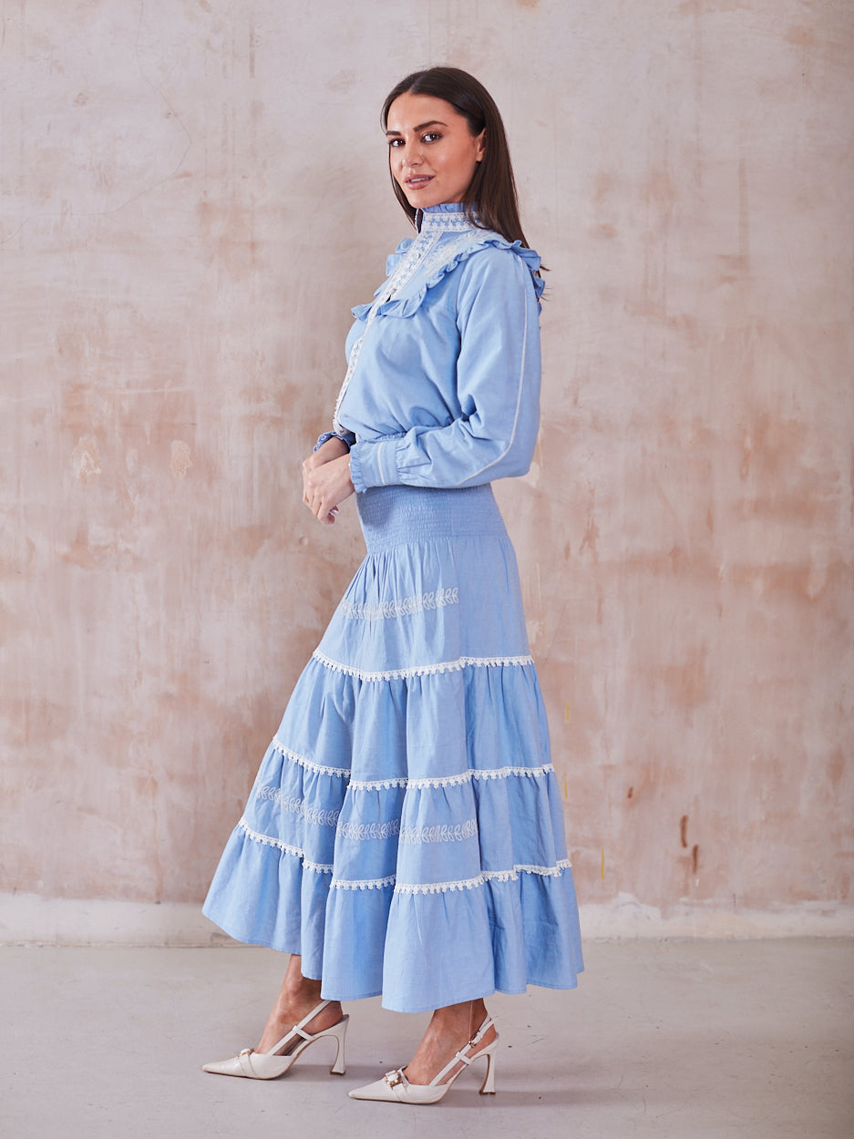 'DAKOTA' BLOUSE IN HOUSE OF BLUES