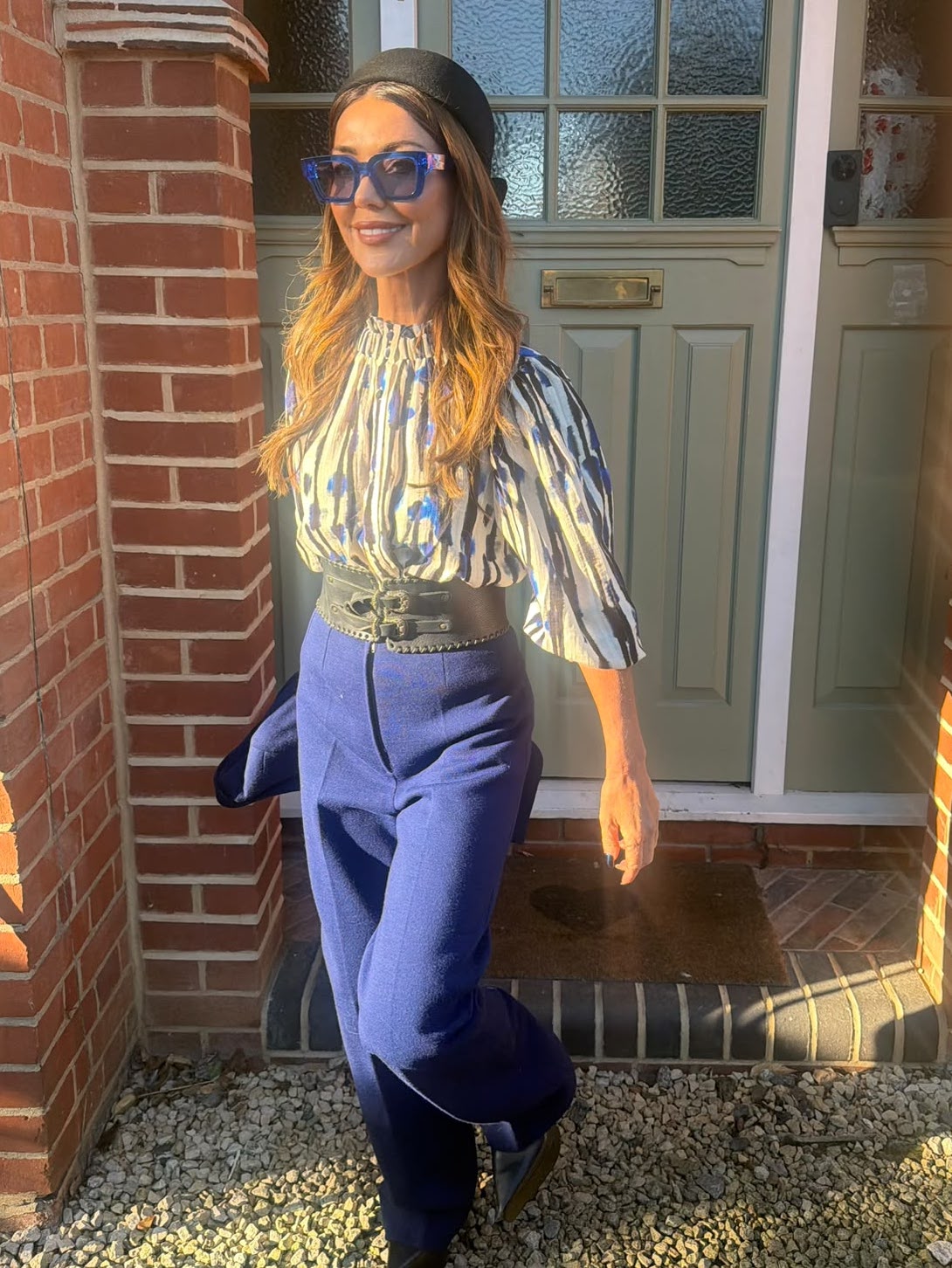 DAY & NIGHT' BLOUSE IN INDIGO