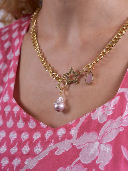 'FEATHER' DRESS IN PINK