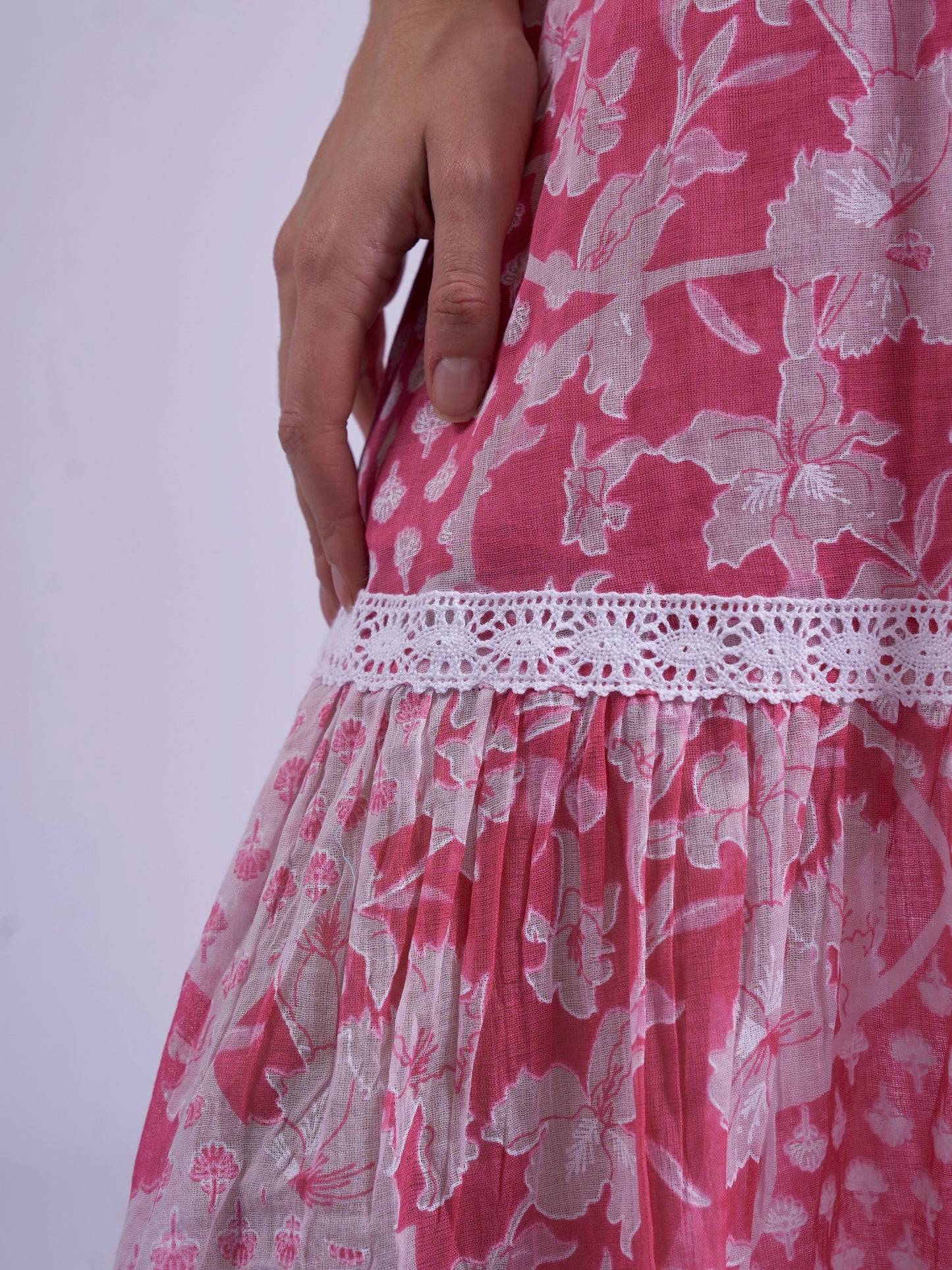 'FEATHER' DRESS IN PINK