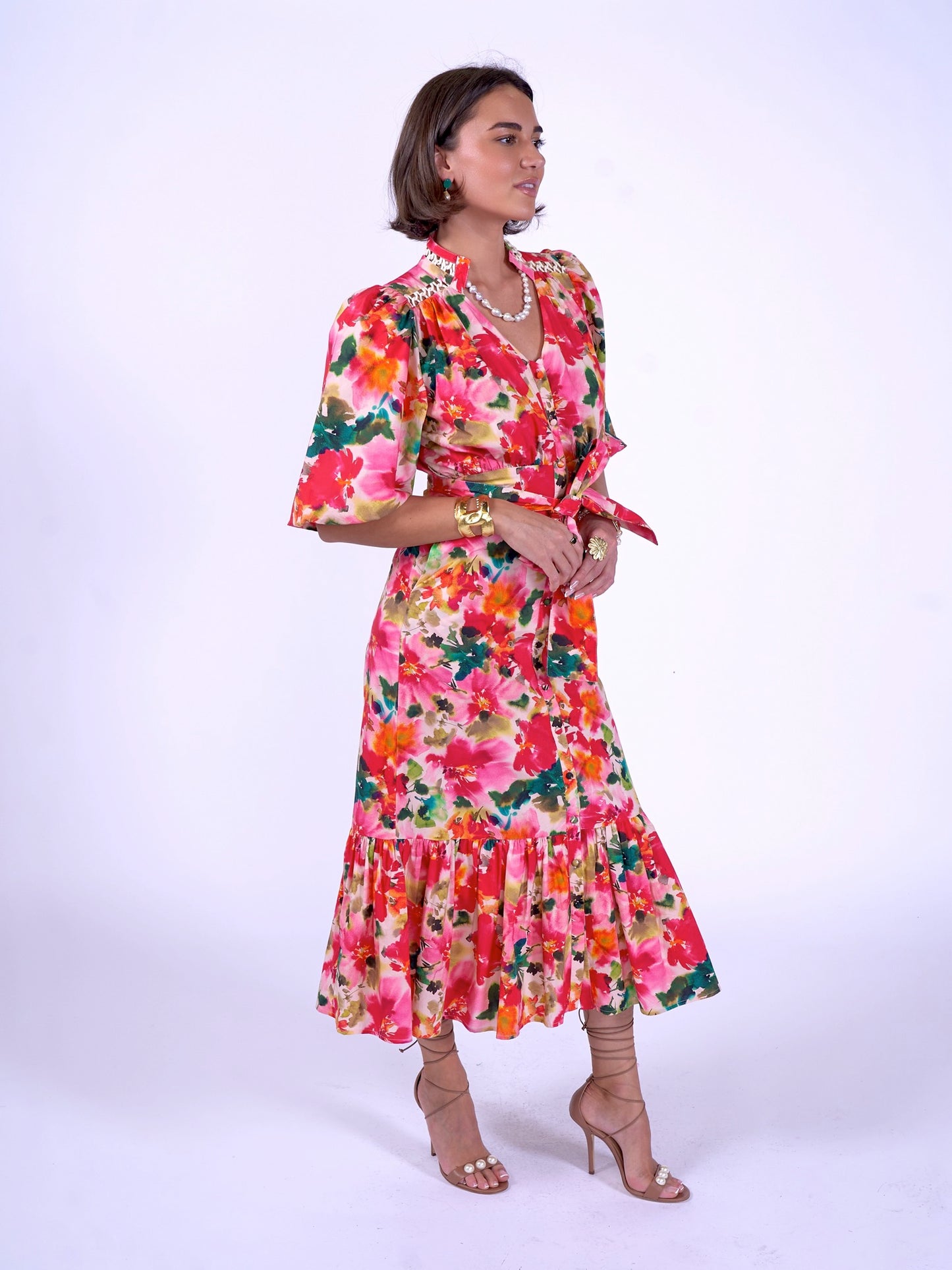 'FOLLOW YOUR HEART' DRESS IN SUMMER BOUQUET