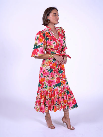 'FOLLOW YOUR HEART' DRESS IN SUMMER BOUQUET