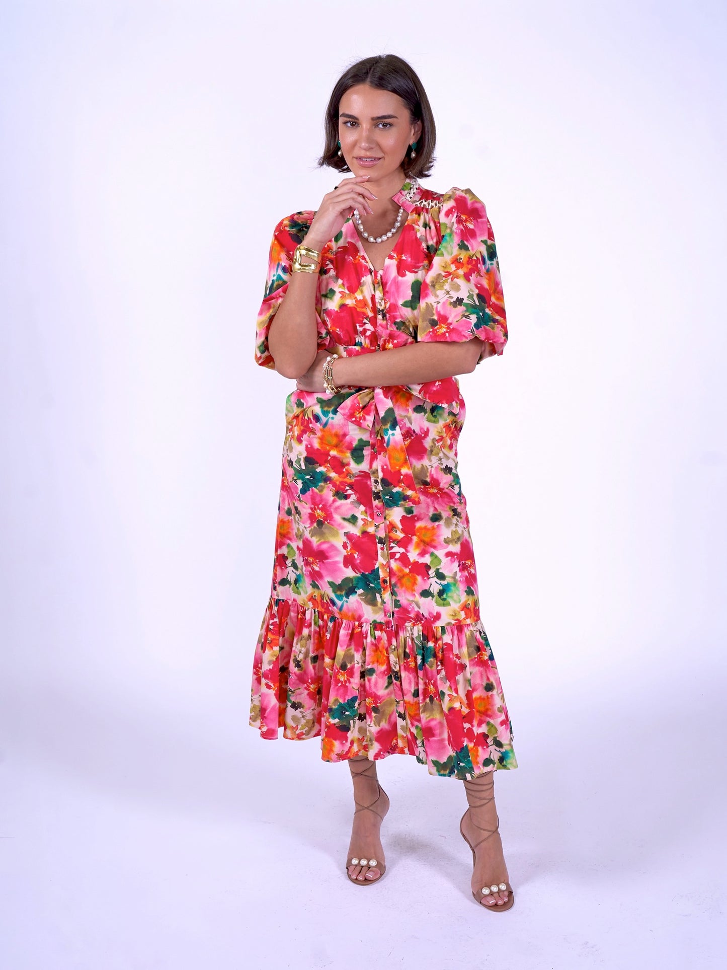 'FOLLOW YOUR HEART' DRESS IN SUMMER BOUQUET