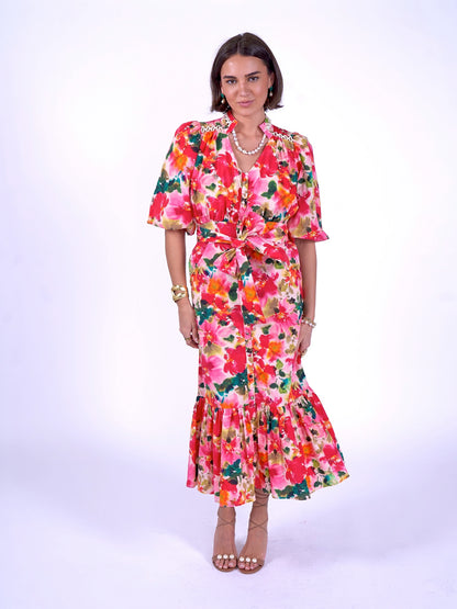 'FOLLOW YOUR HEART' DRESS IN SUMMER BOUQUET