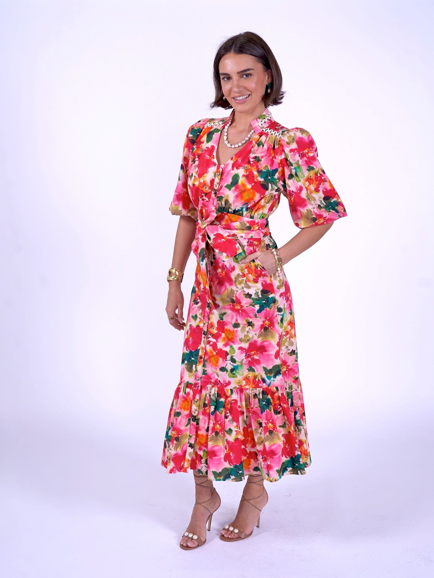 'FOLLOW YOUR HEART' DRESS IN SUMMER BOUQUET