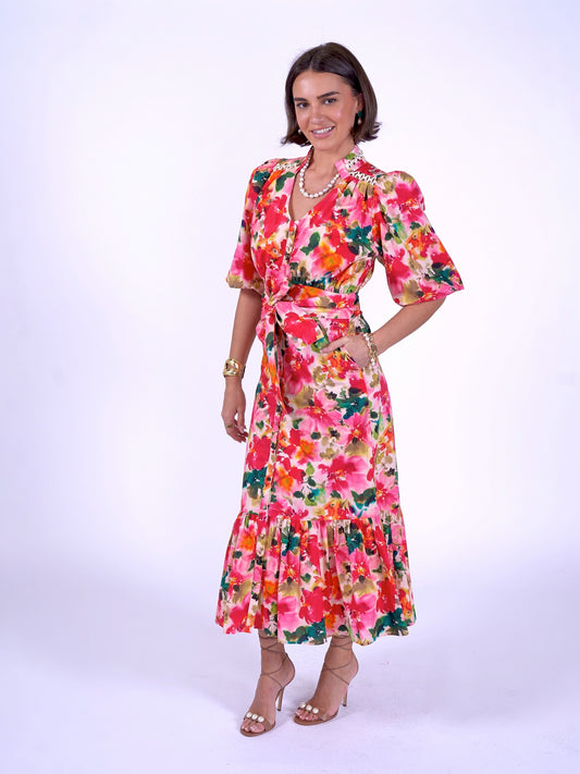 'FOLLOW YOUR HEART' DRESS IN SUMMER BOUQUET