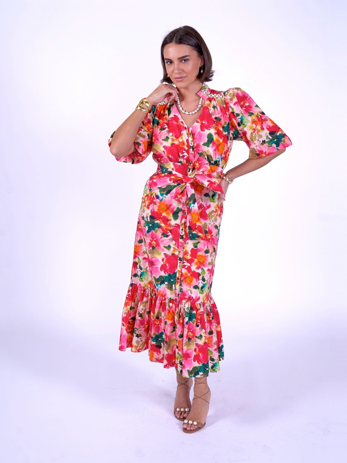 'FOLLOW YOUR HEART' DRESS IN SUMMER BOUQUET