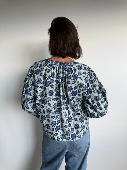 'MUSE' REVERSIBLE JACKET, INDIGO