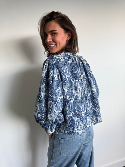 'MUSE' REVERSIBLE JACKET, INDIGO