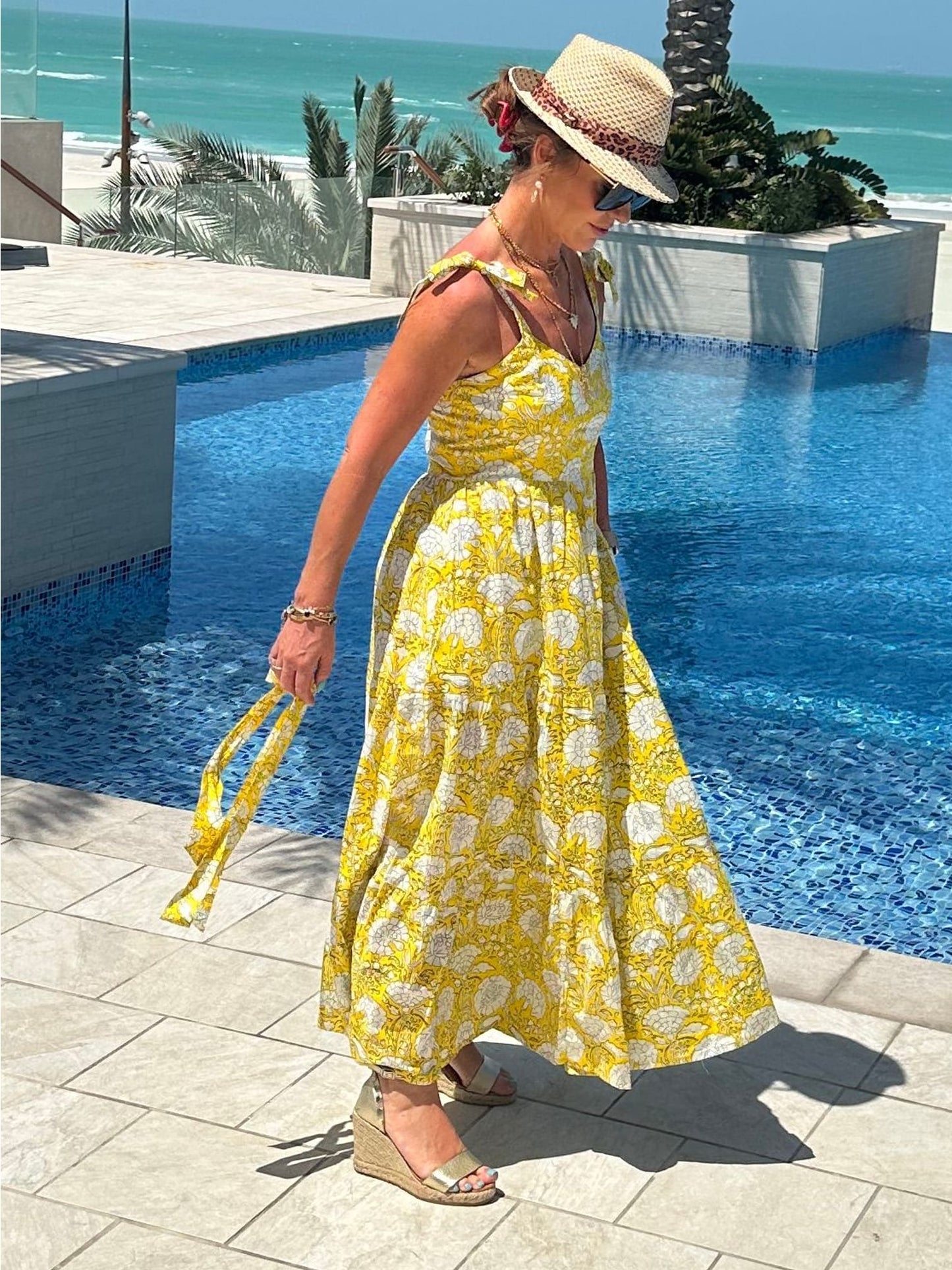 ‘AMORE’ SUNDRESS IN SUNSHINE YELLOW