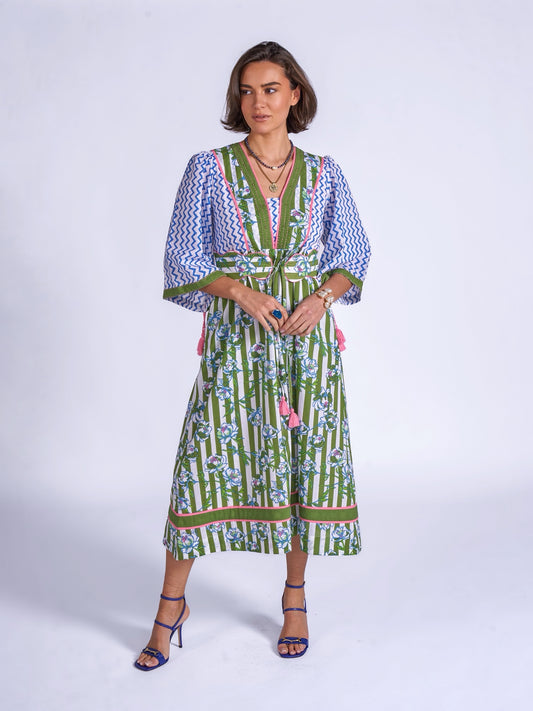 'IVY' DRESS IN APPLE BLOSSOM