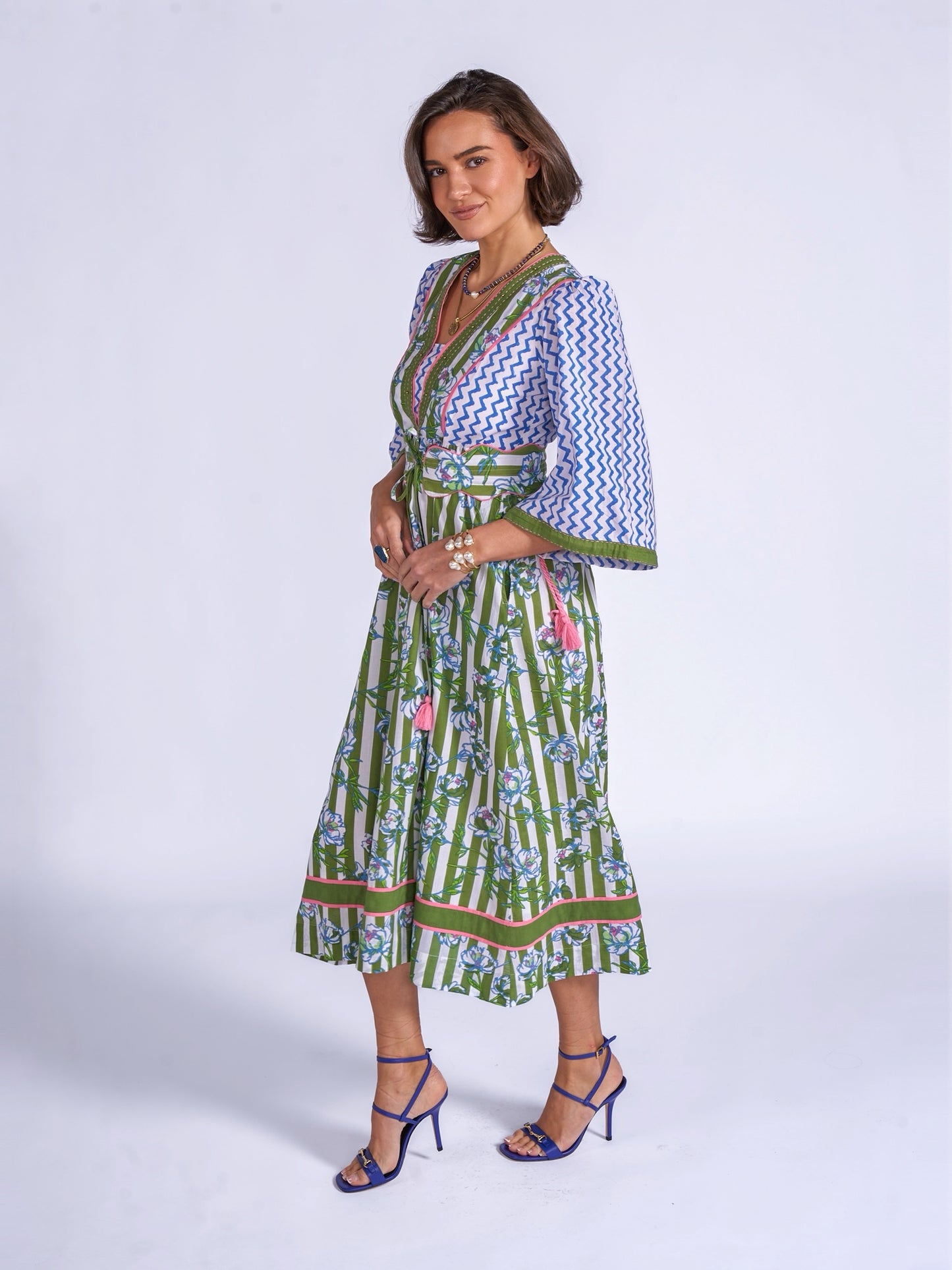 'IVY' DRESS IN APPLE BLOSSOM